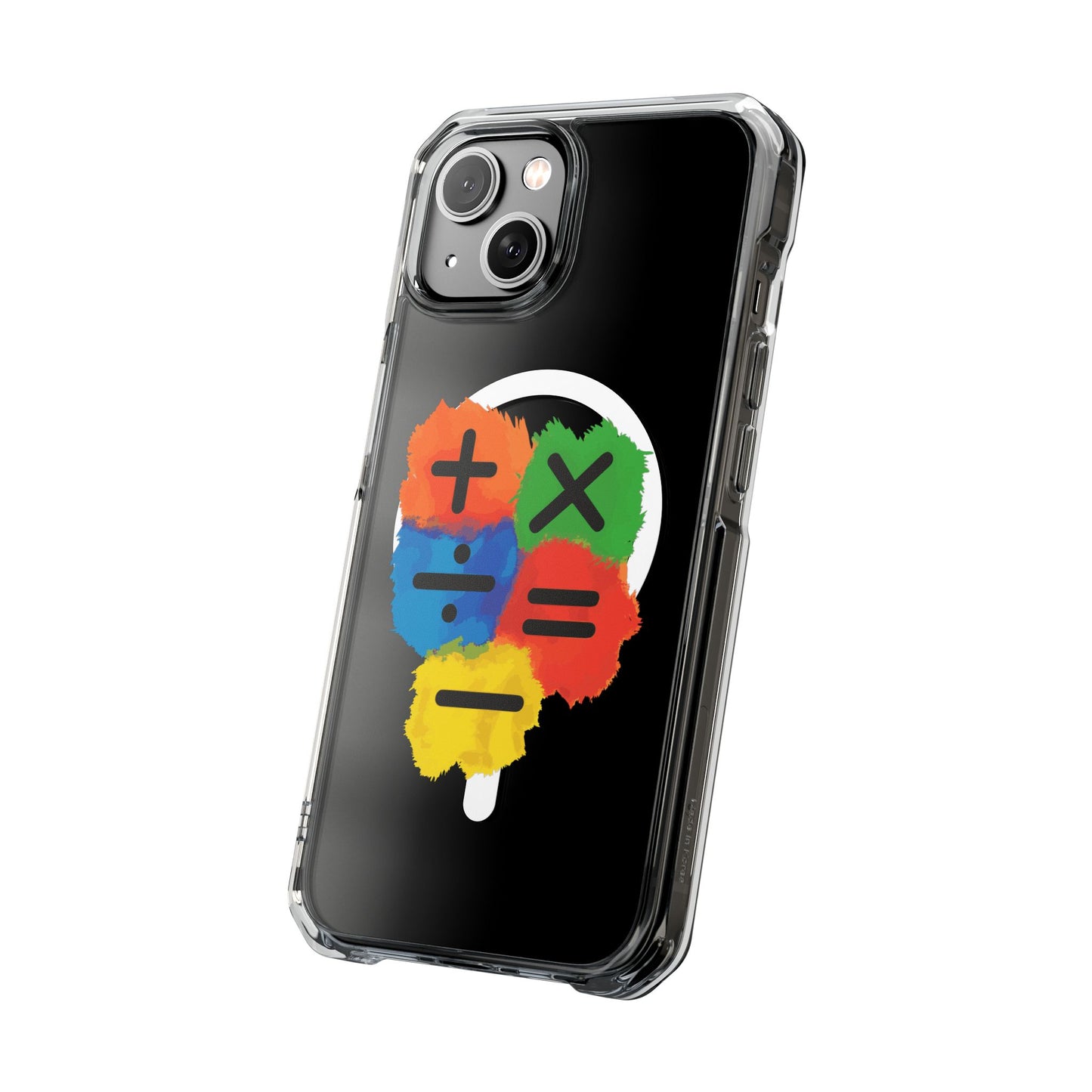 Orange Equals Symbol Magnetic Clear Impact Case