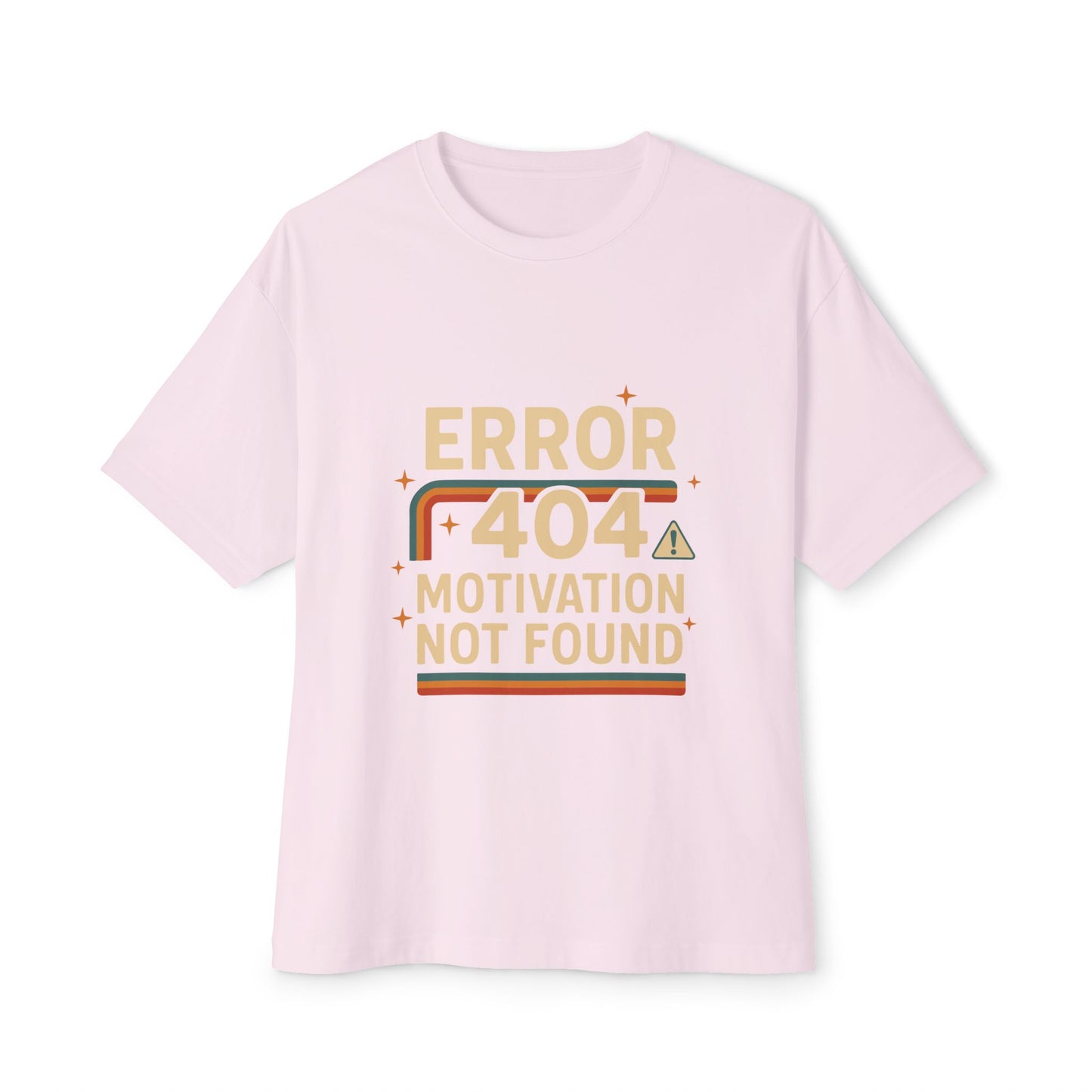 Unisex Oversized Tee – Snazzy Error 404 Edition
