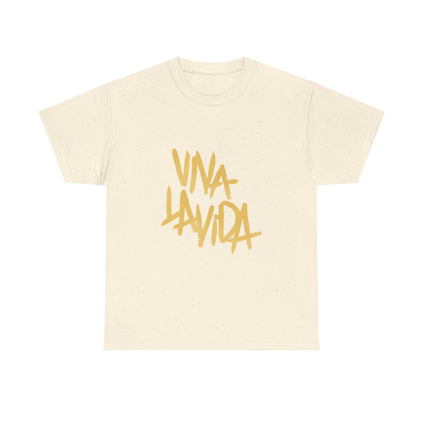 Golden Brush Script Unisex Cotton Tee