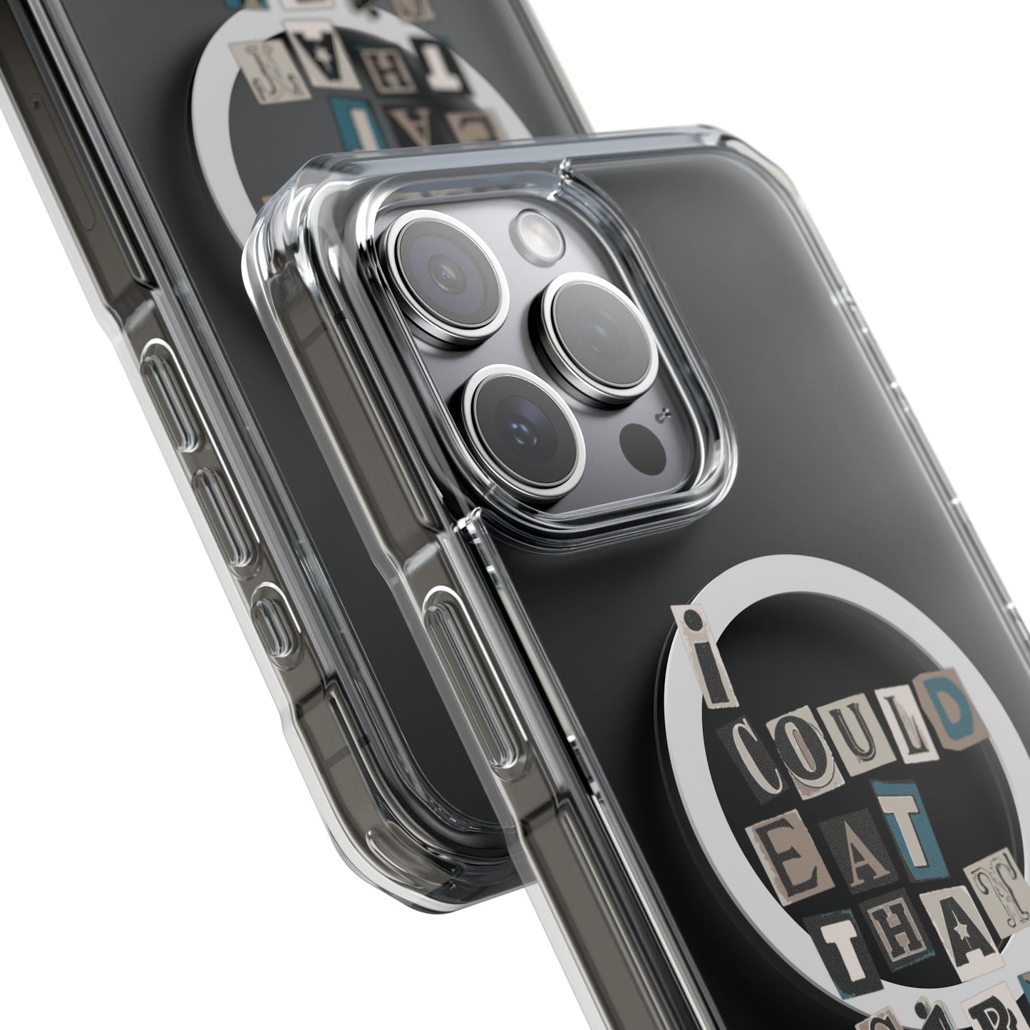 Mixed Message Collage Magnetic Clear Impact Case