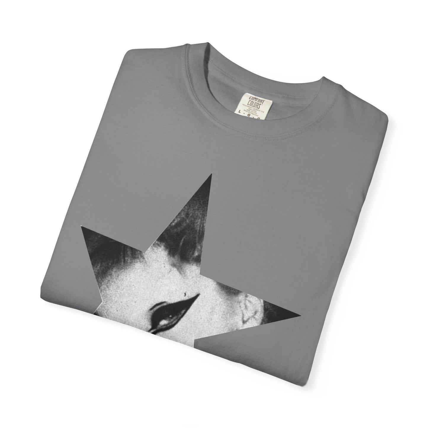 Born This Way Star Face-Unisex Dyed Tshirt