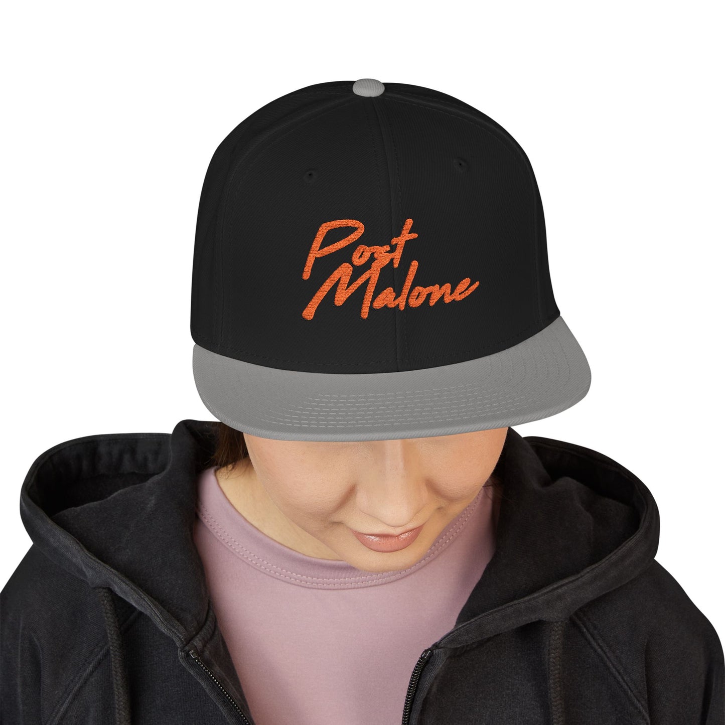 Snapback (Embroidery) – Post Malone Name Design
