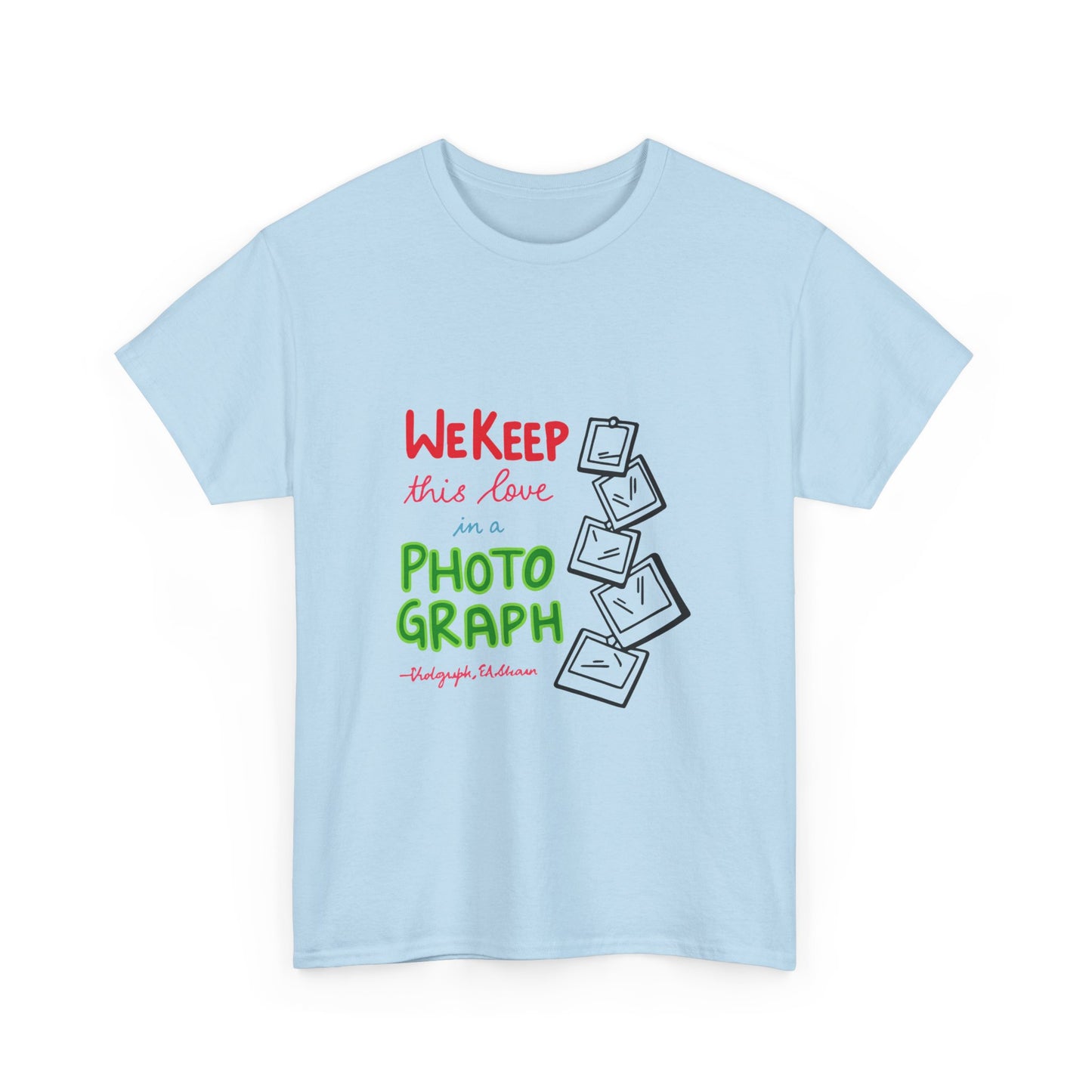 White Paw Print Unisex Heavy Cotton Tee