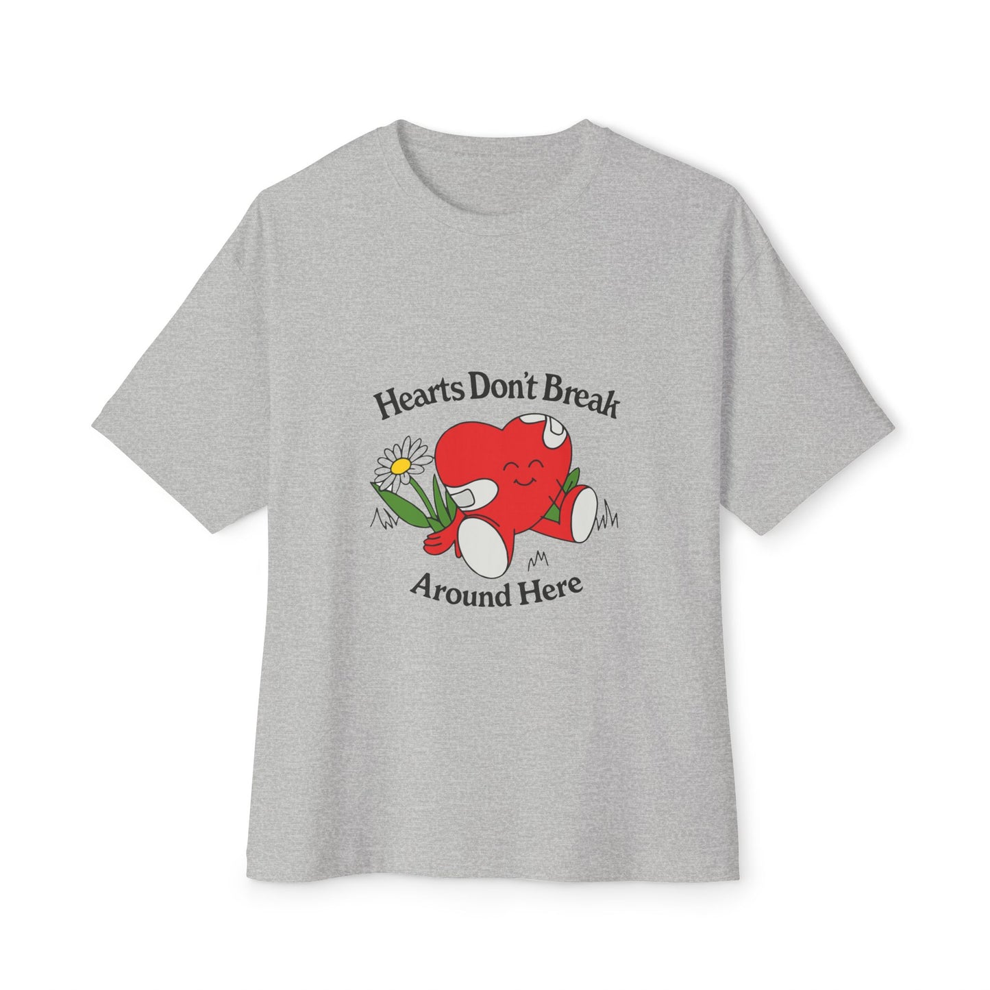 Abstract Guitar Sketch Oversized Boxy Tee