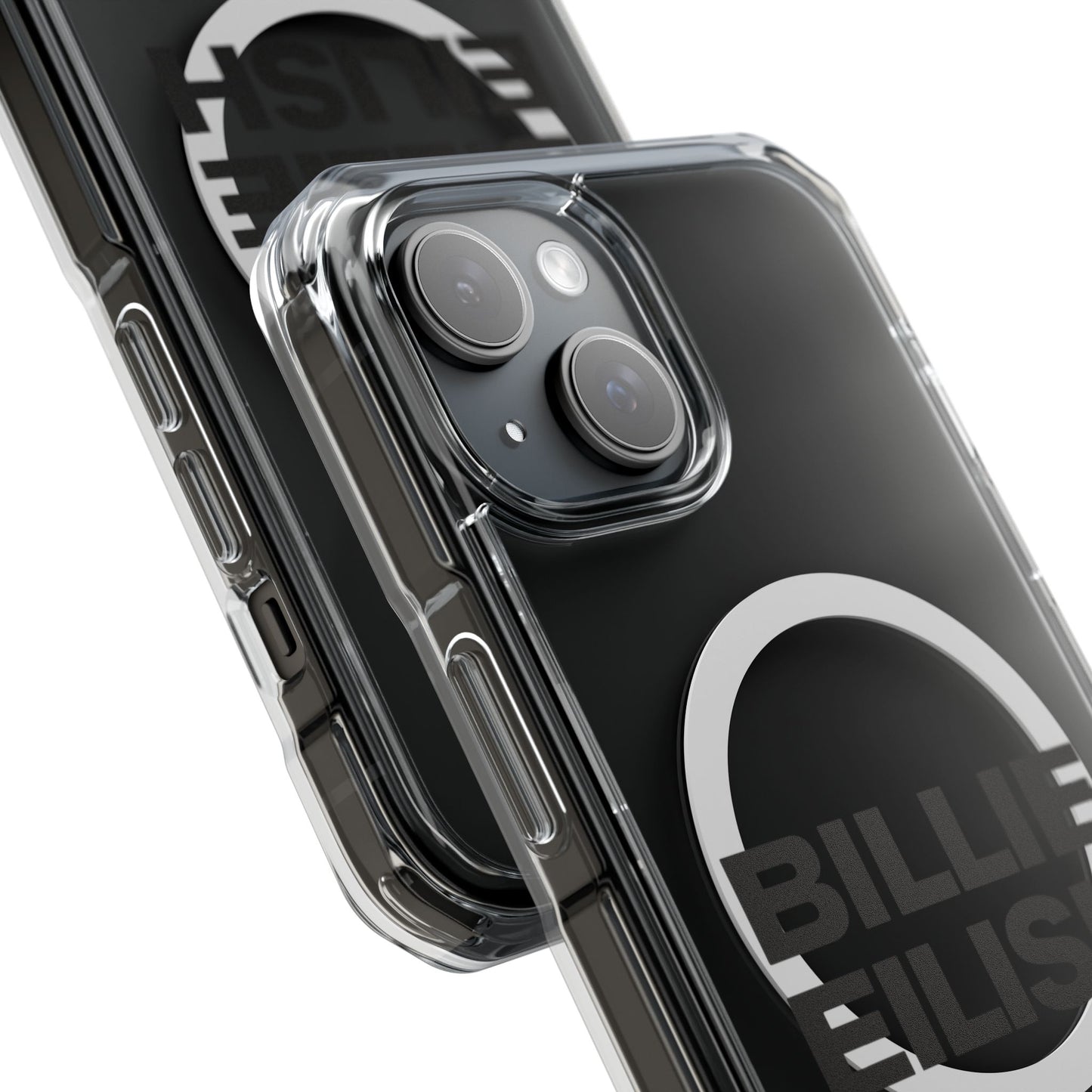 Stacked Glow Text Magnetic Clear Impact Case