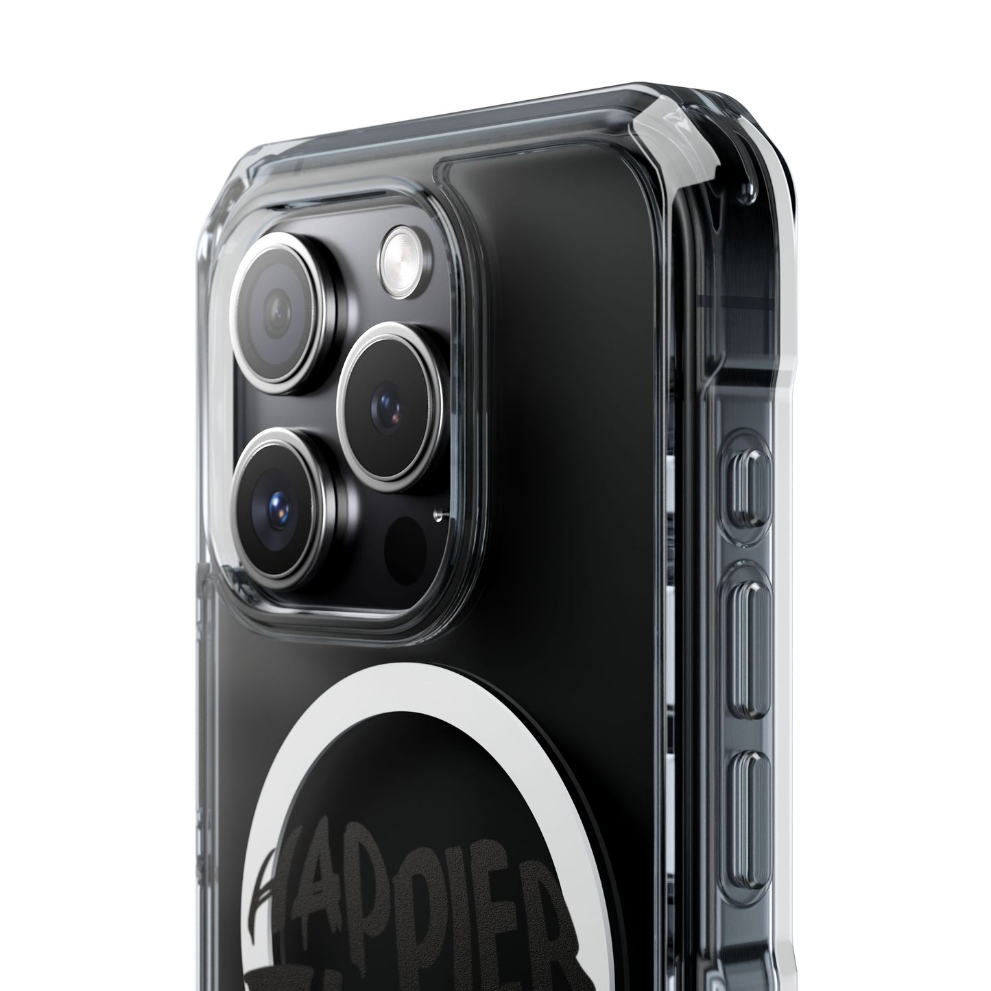 Happier Heart Lettering Magnetic Clear Impact Case