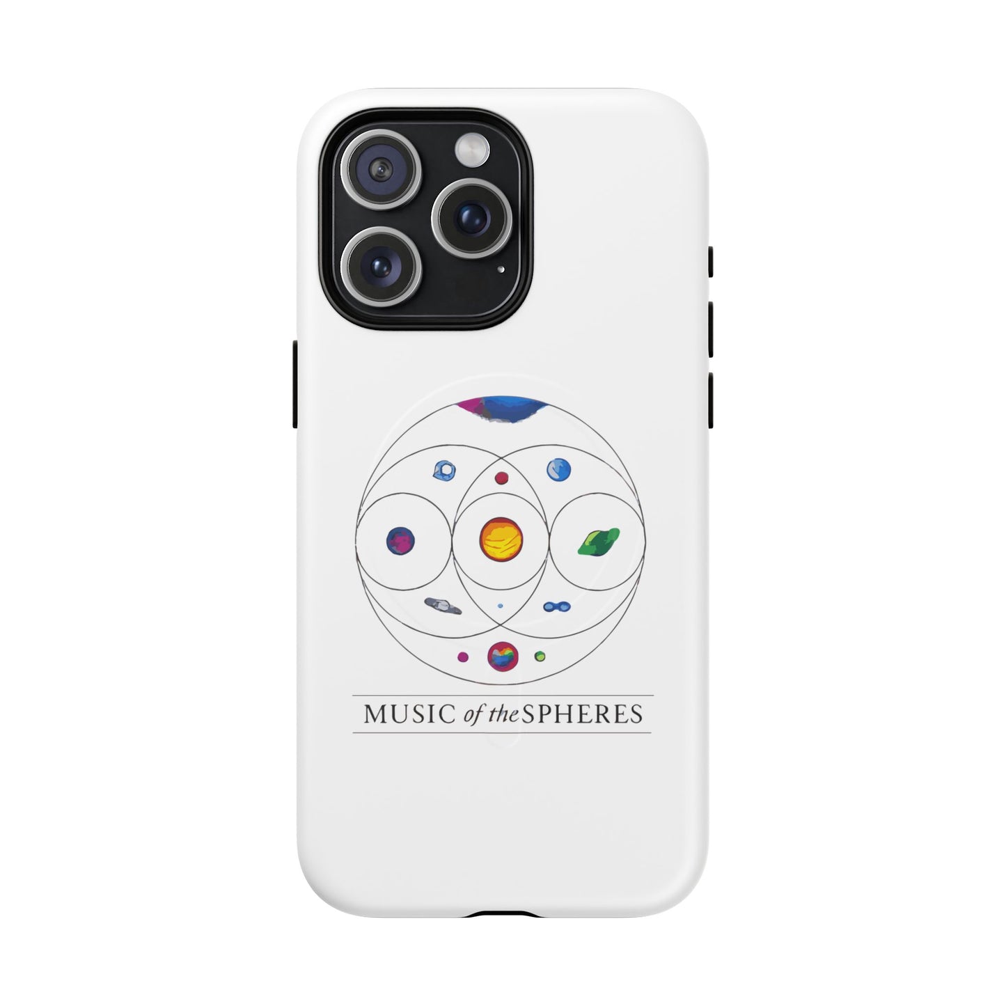 Colorful Planetary Orbit Diagram Tough Magnetic Case