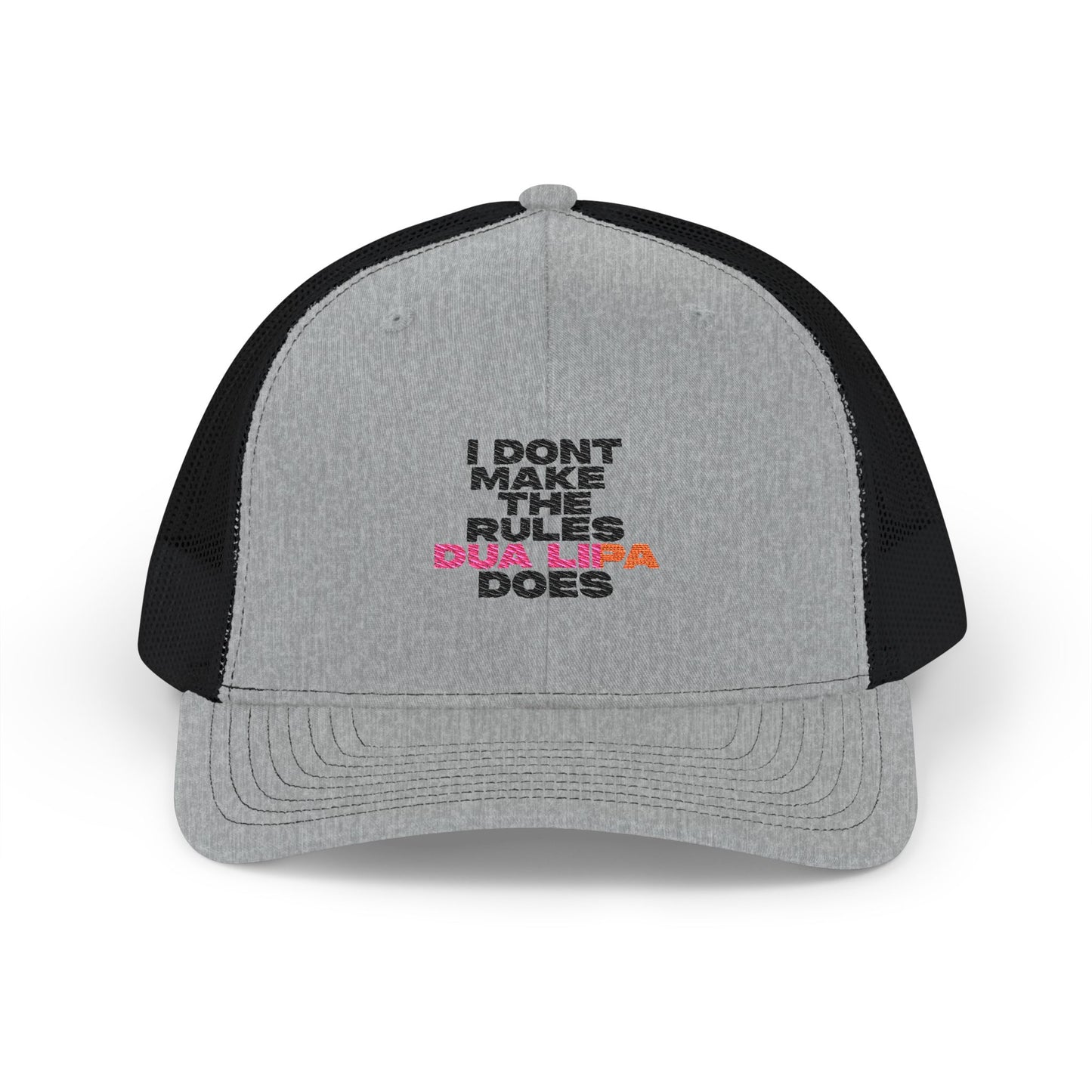 Retro Fade Letter Snapback Trucker Cap