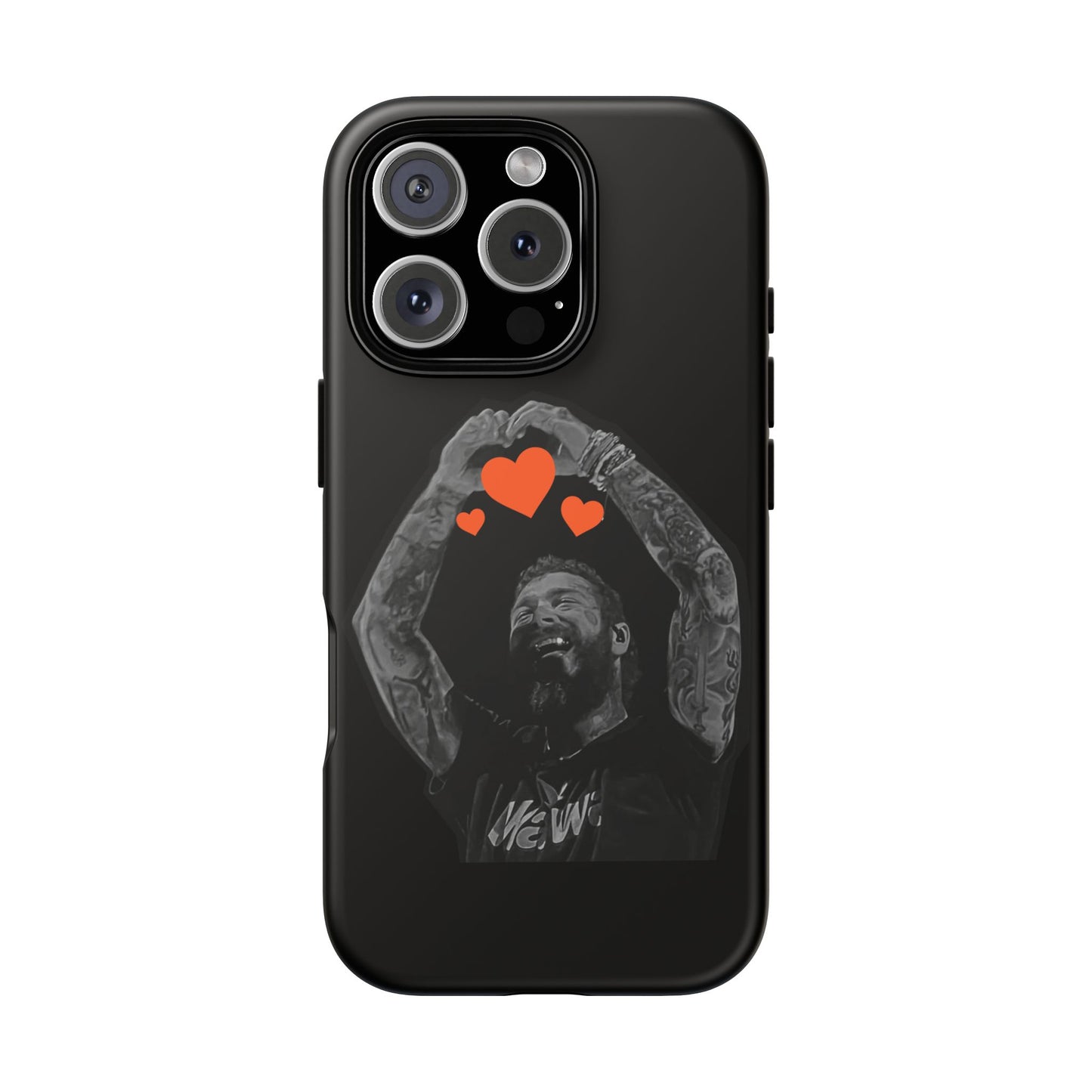 Tough iPhone Case (12–16 Pro Max) – Post Malone Heartfelt Wishes