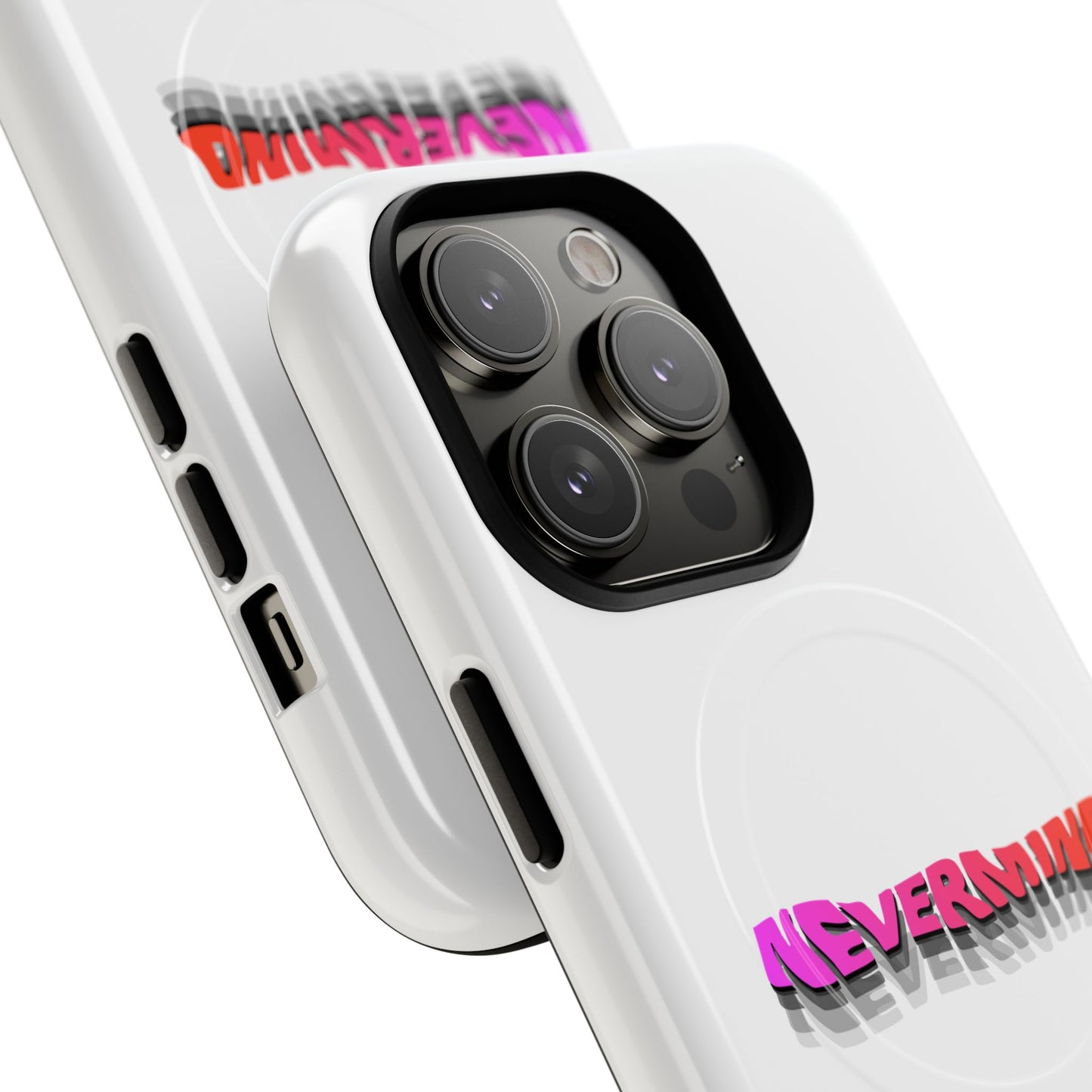 Wavy Groovy Typography Tough Magnetic Case