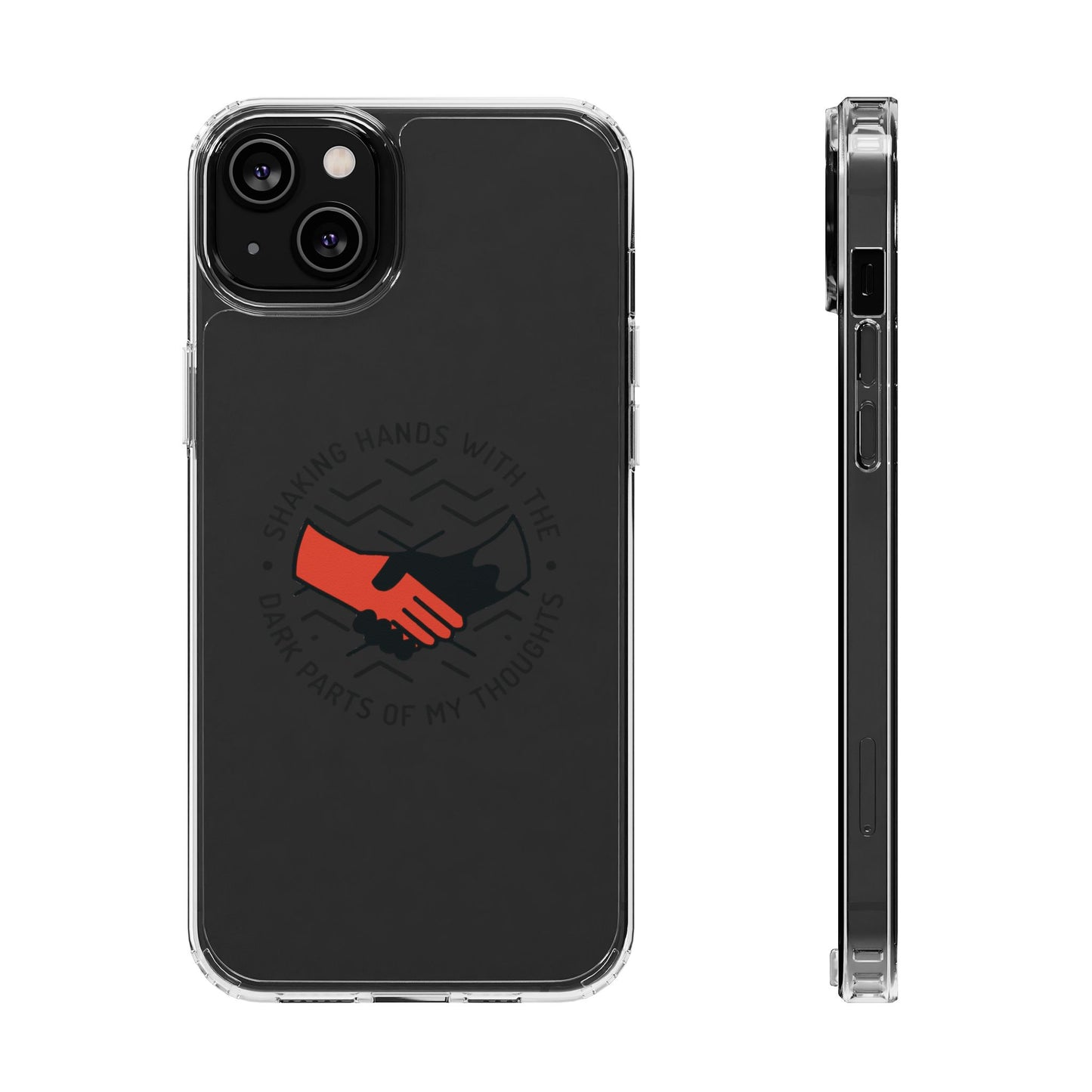 Dark Grip Clear Case