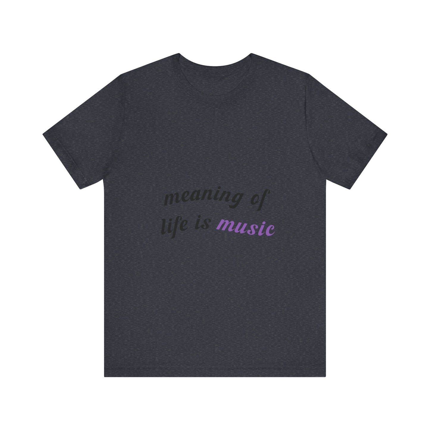 Feel the Music Vibe Unisex Jersey short sleeve tee