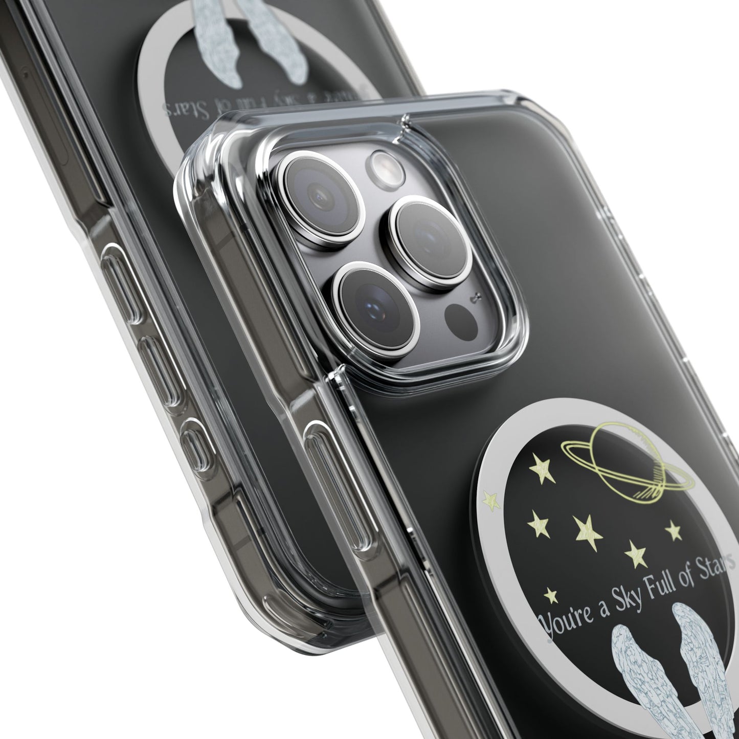 Starry Sky Wings Magnetic Clear Impact case