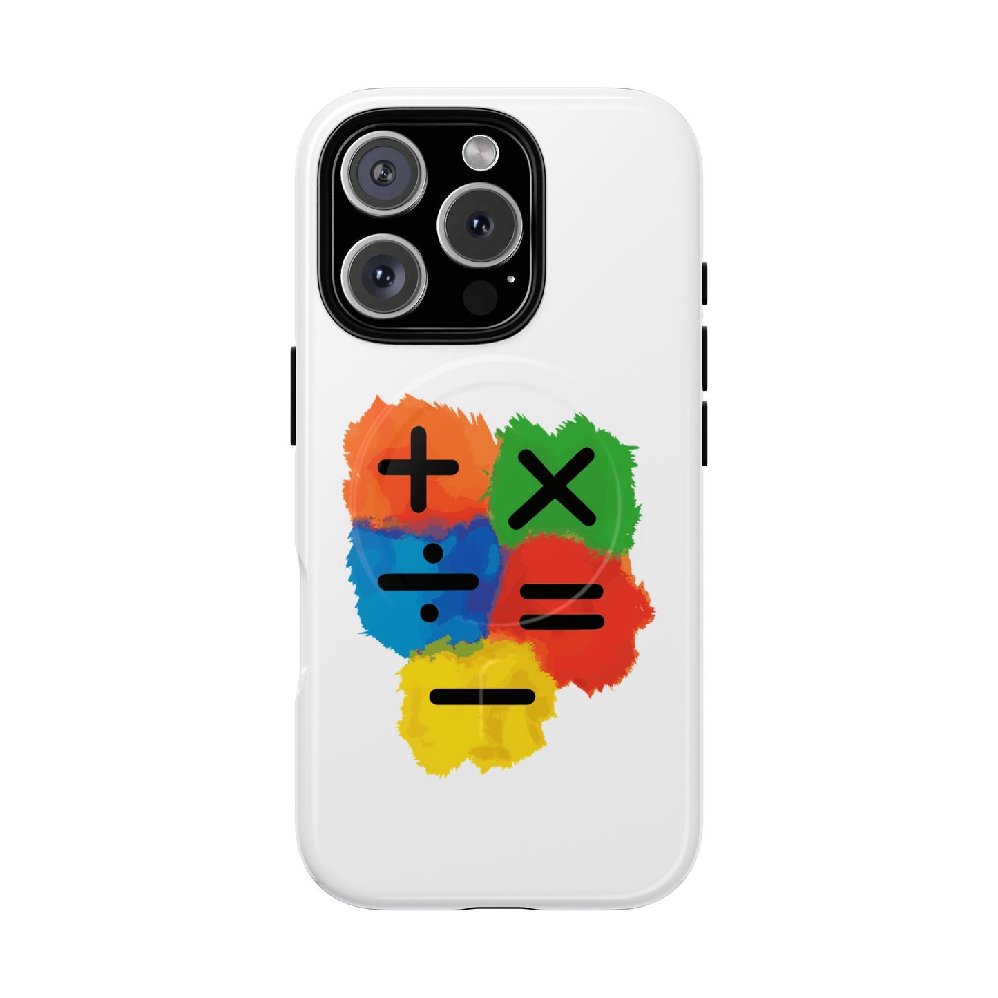 Orange Equals Symbol Tough Magnetic case