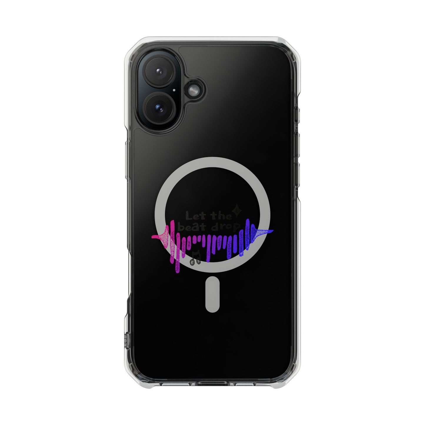 Bold Beats Visualizer Magnetic clear Impact Case