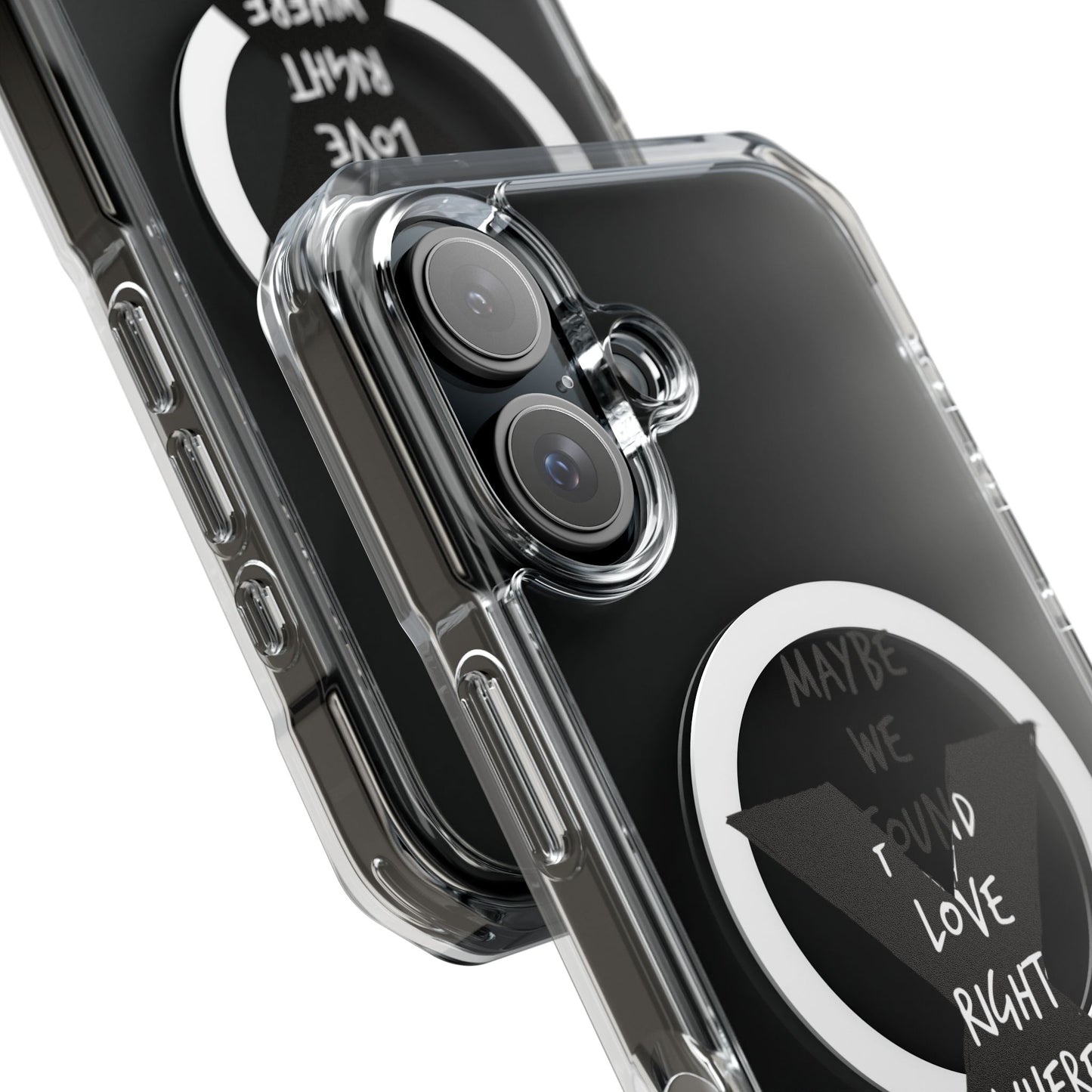 Abstract Paw and Brush Stroke Magnetic Clear Impact Case