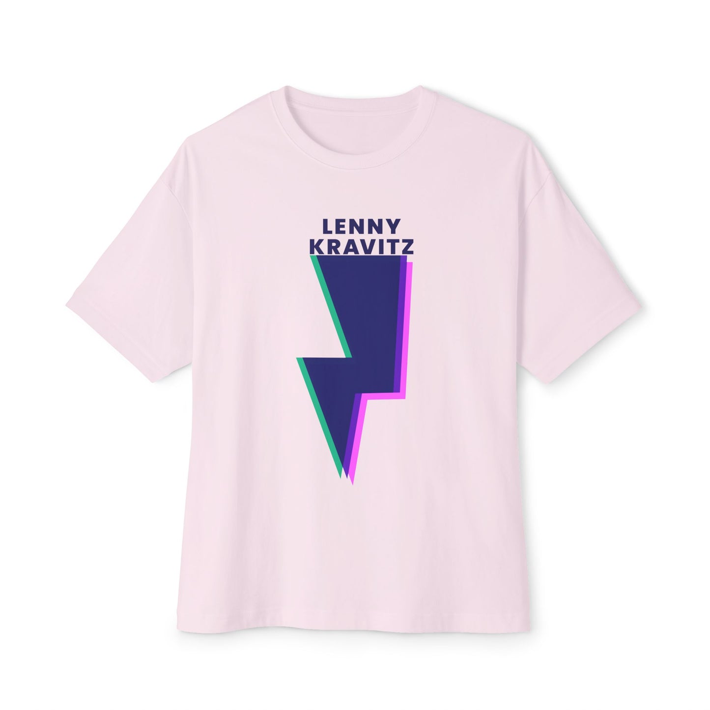 Layered Bolt Vibe Unisex Oversized Boxy tee
