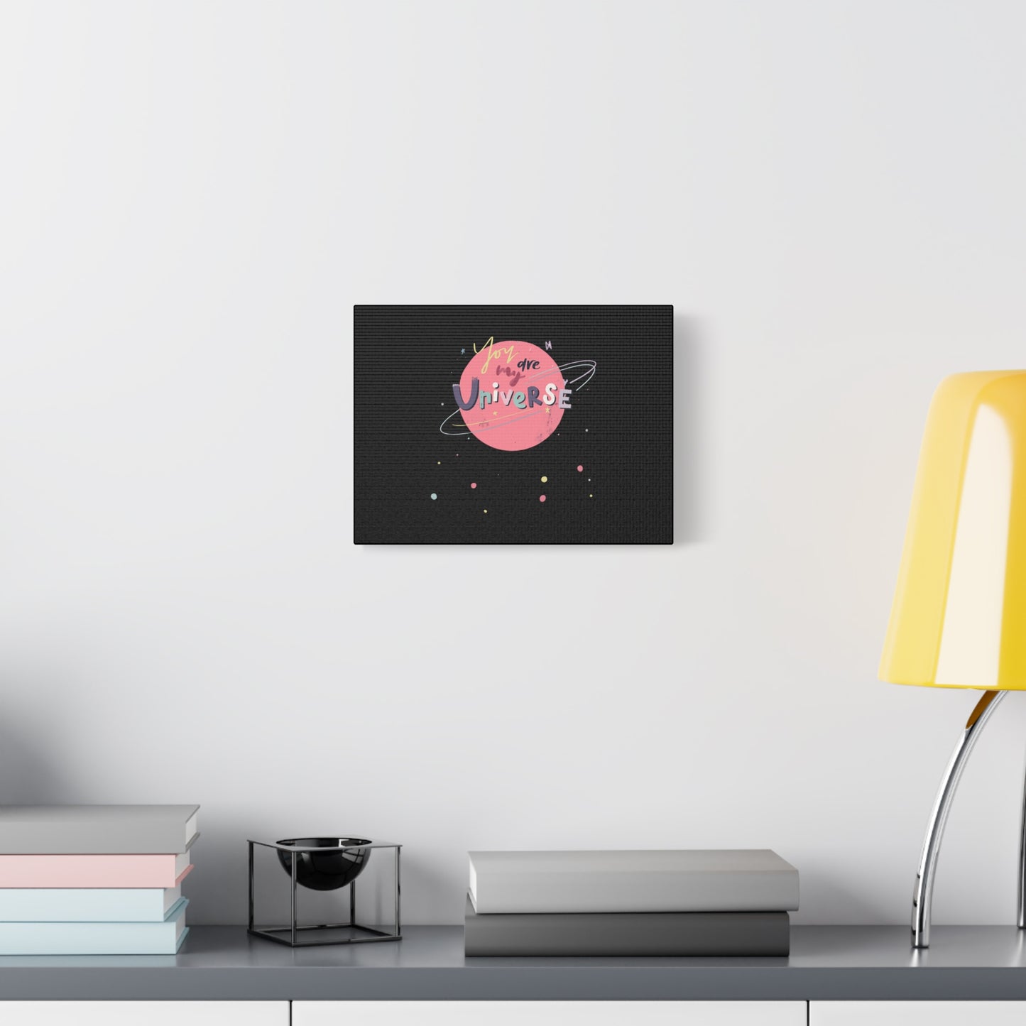 Pastel Planet & Universe Canvas