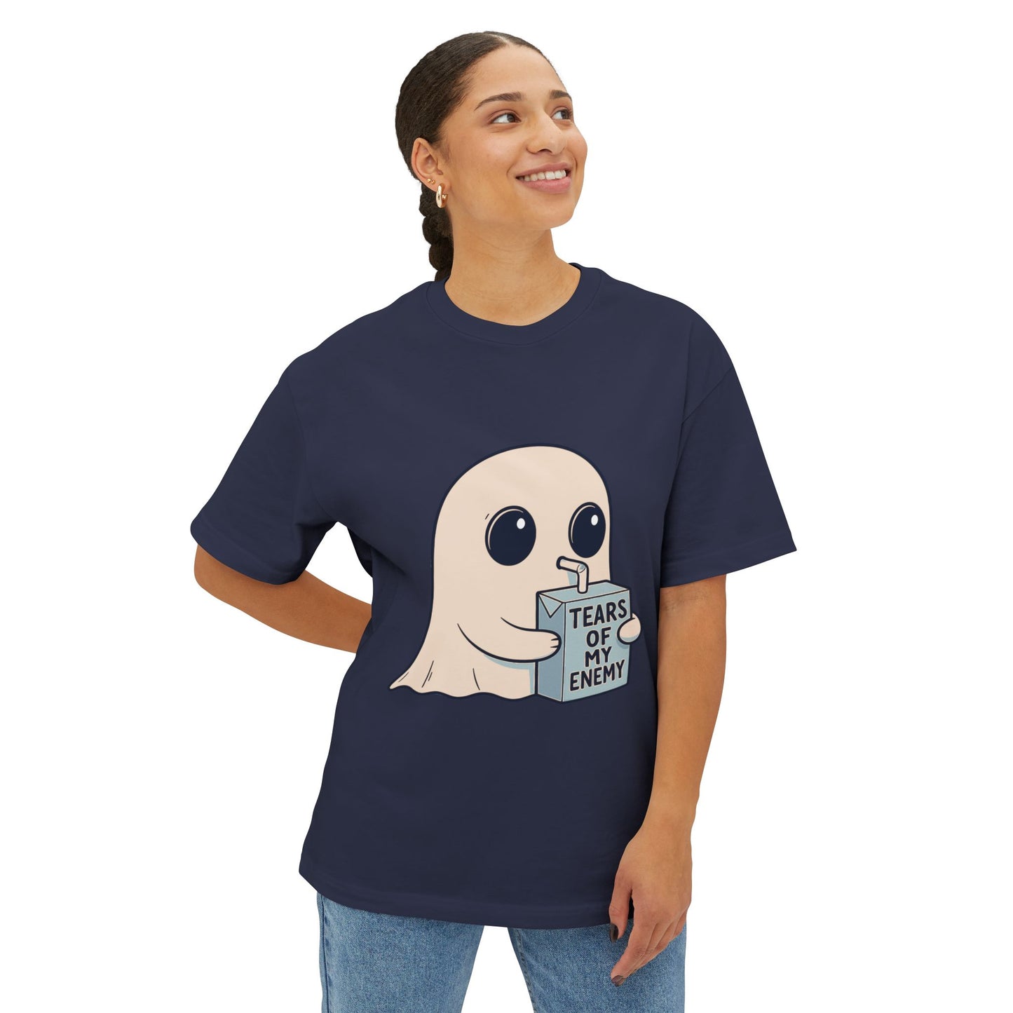 Oversized boxy Tee – Snazzy Tears Edition