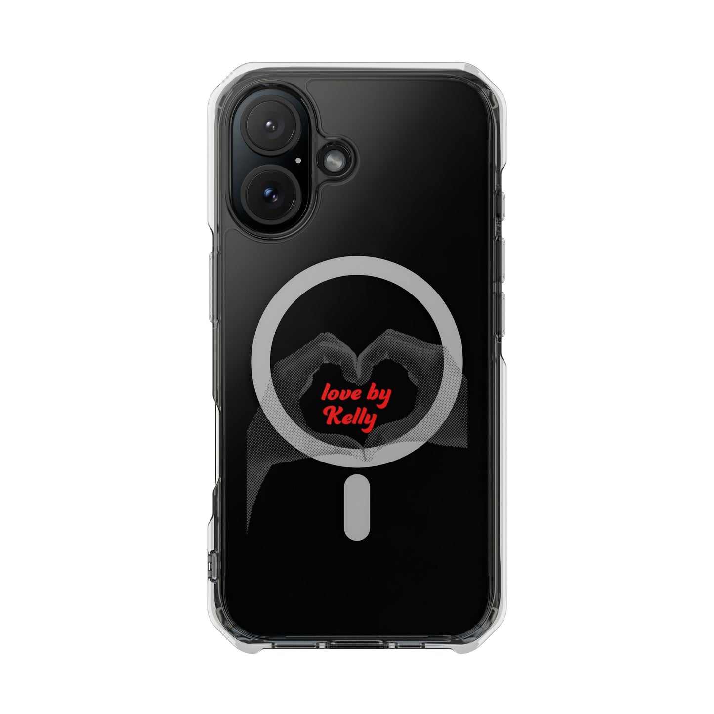 Love Echo by K Magnetic clear Impact Case