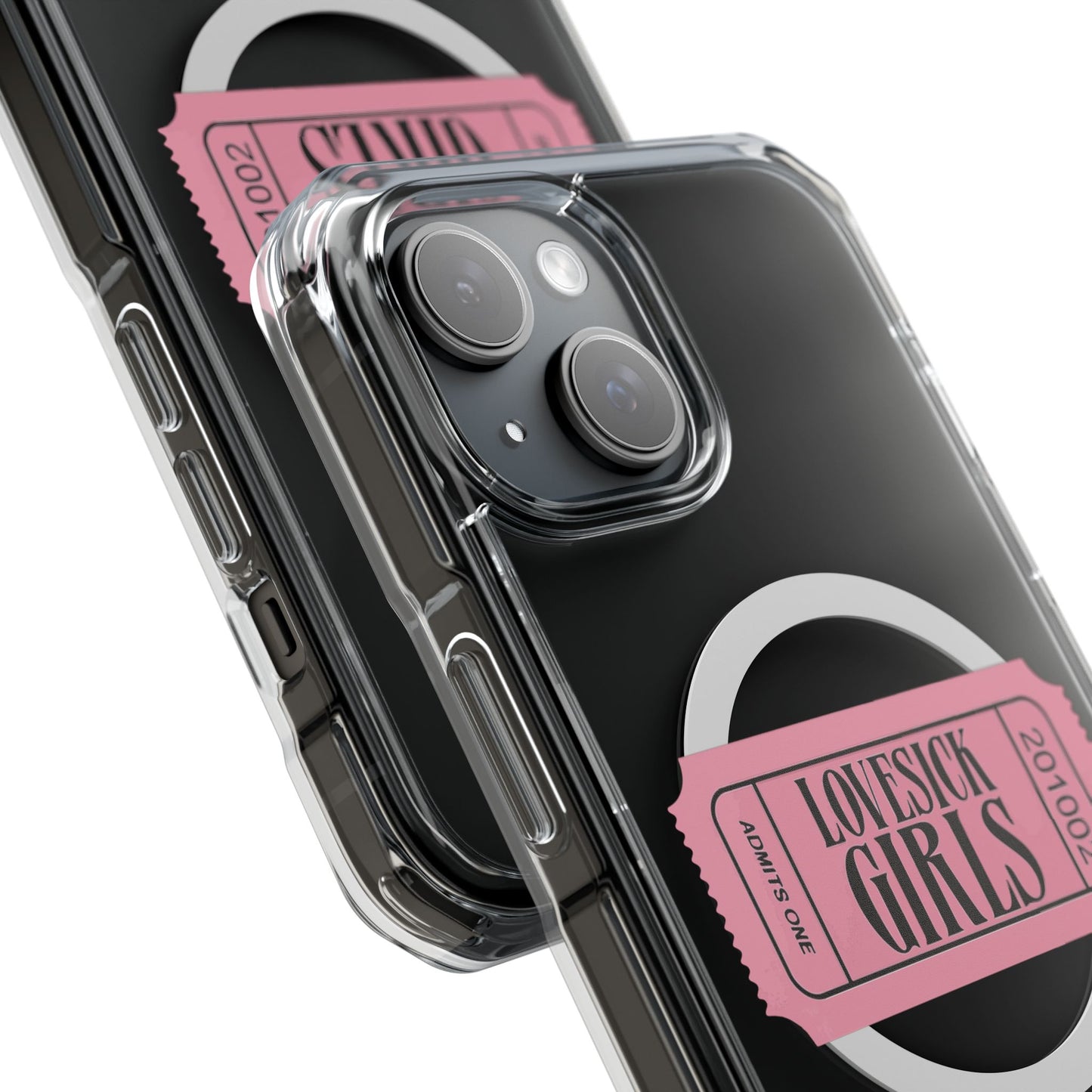 Lovesick Girls Ticket - Magnetic Clear Impact Case