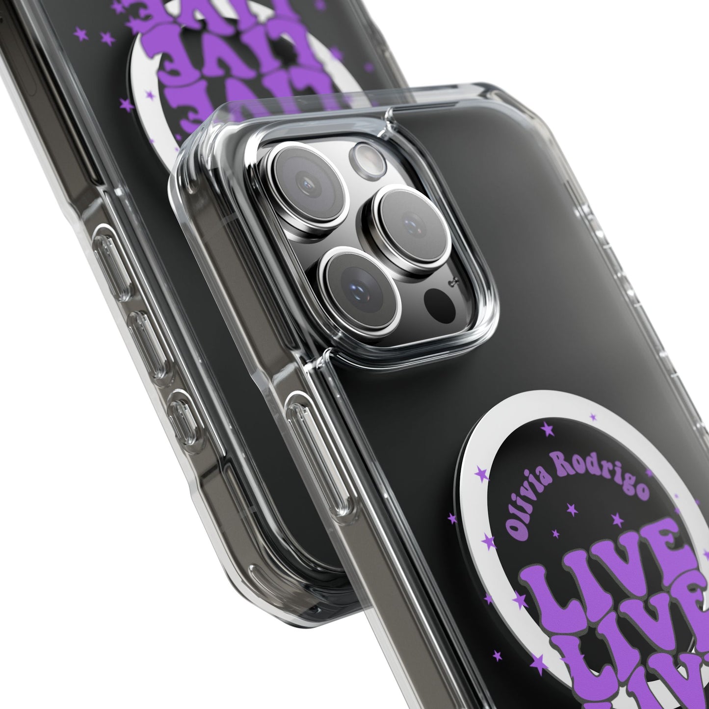 Olivia Rodrigo Live World Tour Magnetic Clear Impact Case