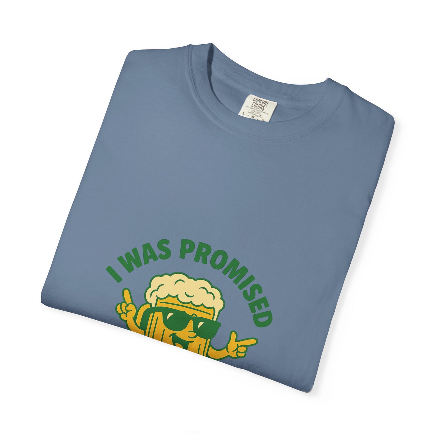 Unisex Garment-Dyed T-shirt – Snazzy Free Beer Edition