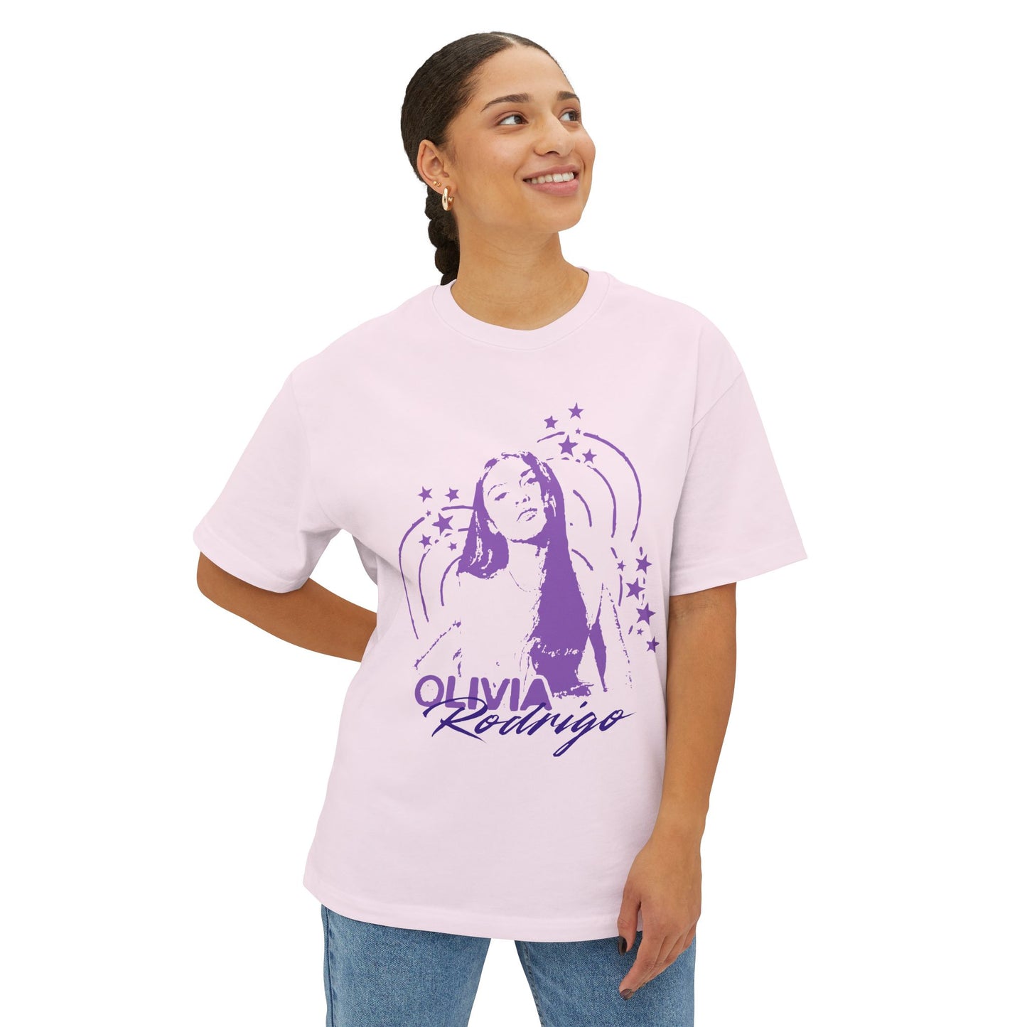 Olivia Rodrigo Star Portrait-Oversized Tee