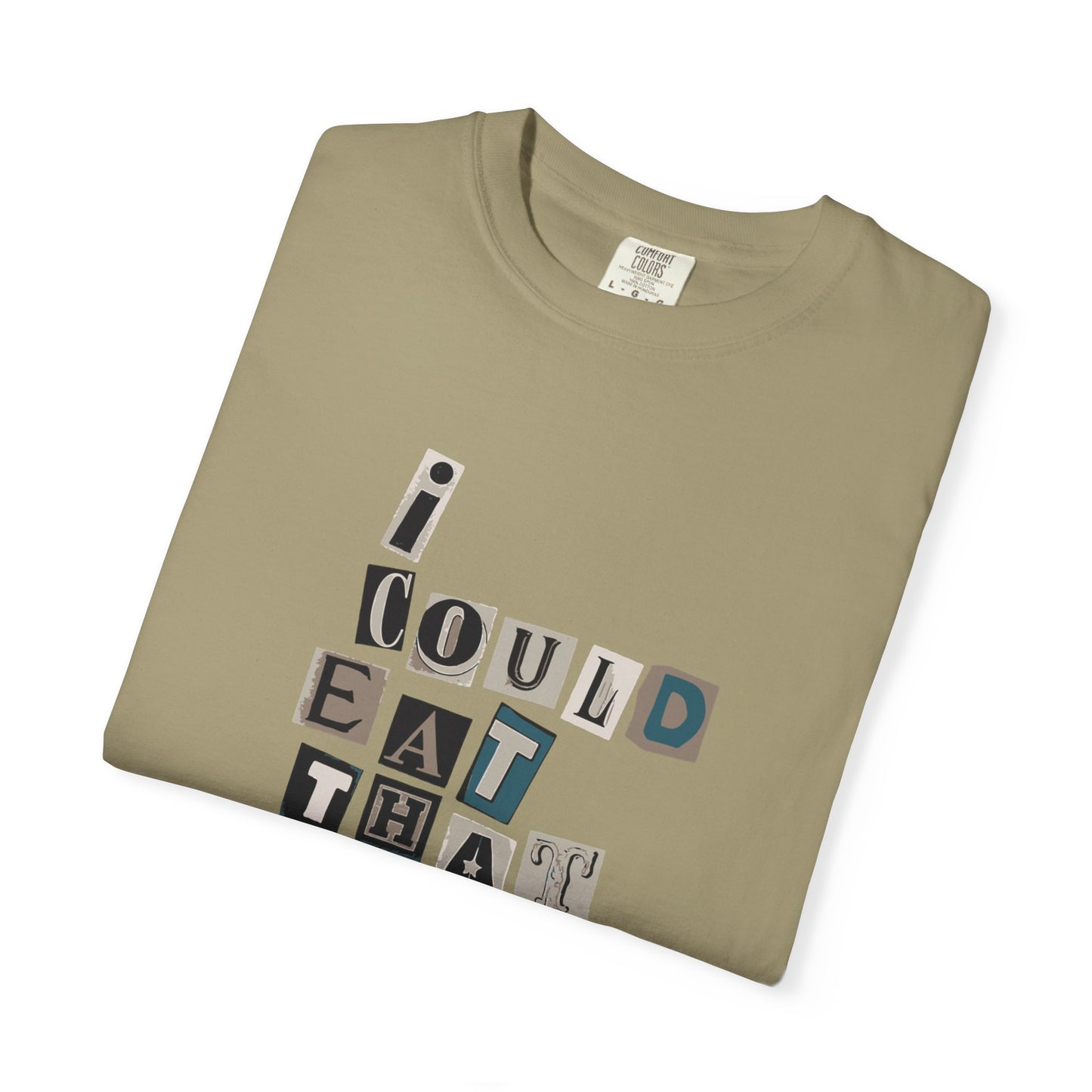 Mixed Message Collage Unisex Dyed T-shirt