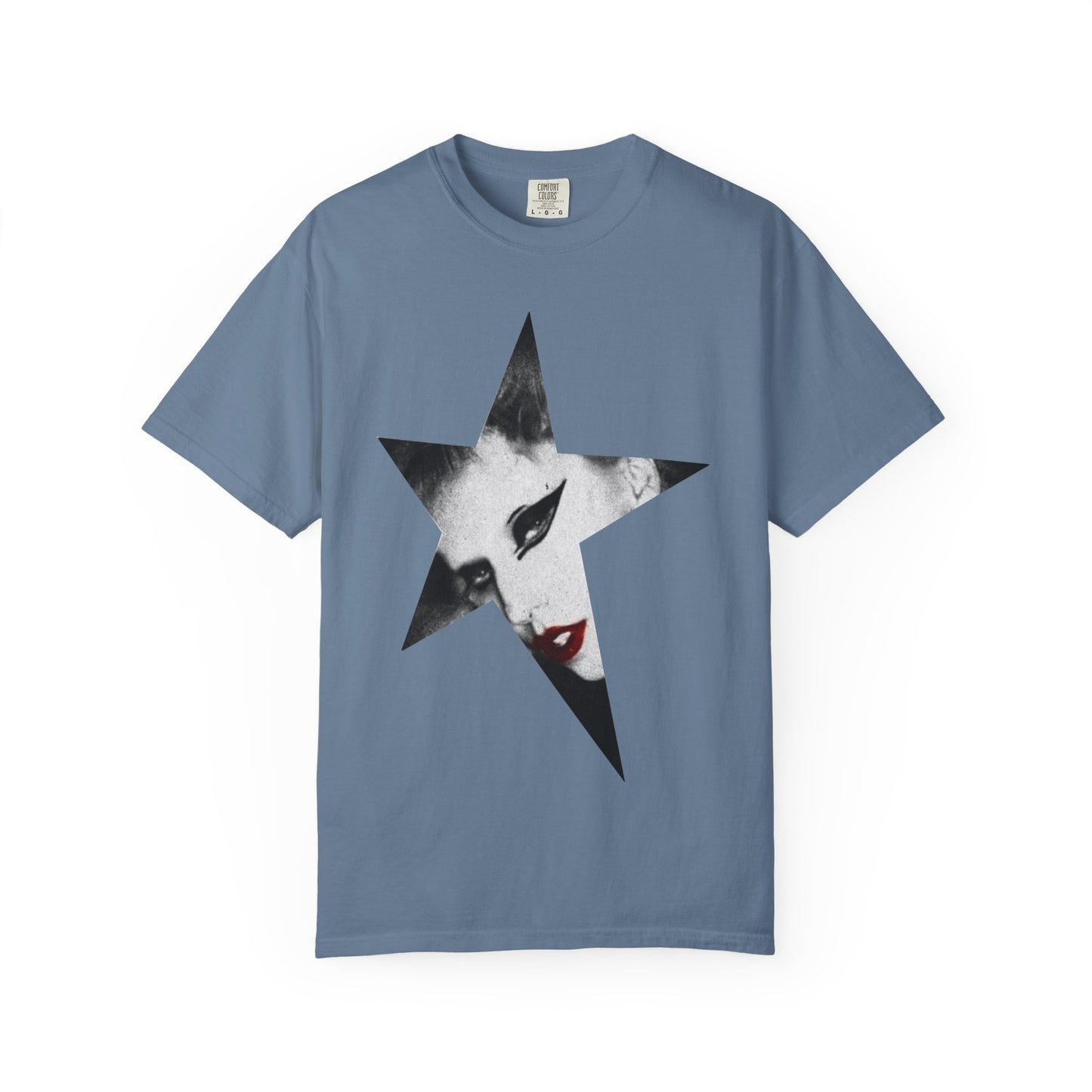 Born This Way Star Face-Unisex Dyed Tshirt