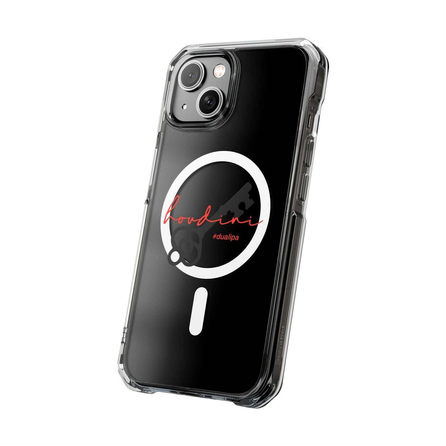 Cursive Spell “Houdini” Magnetic Clear Impact case