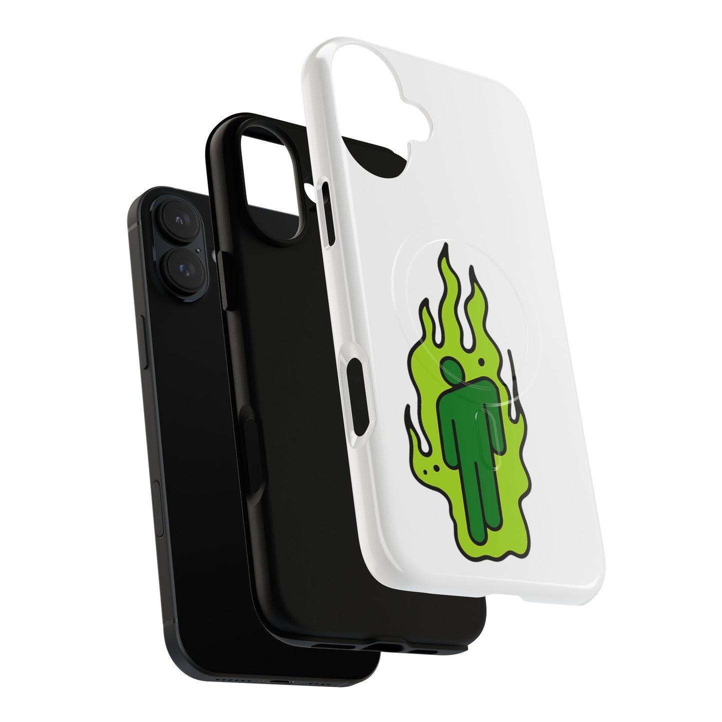 Green Flame Icon Tough Magnetic Case