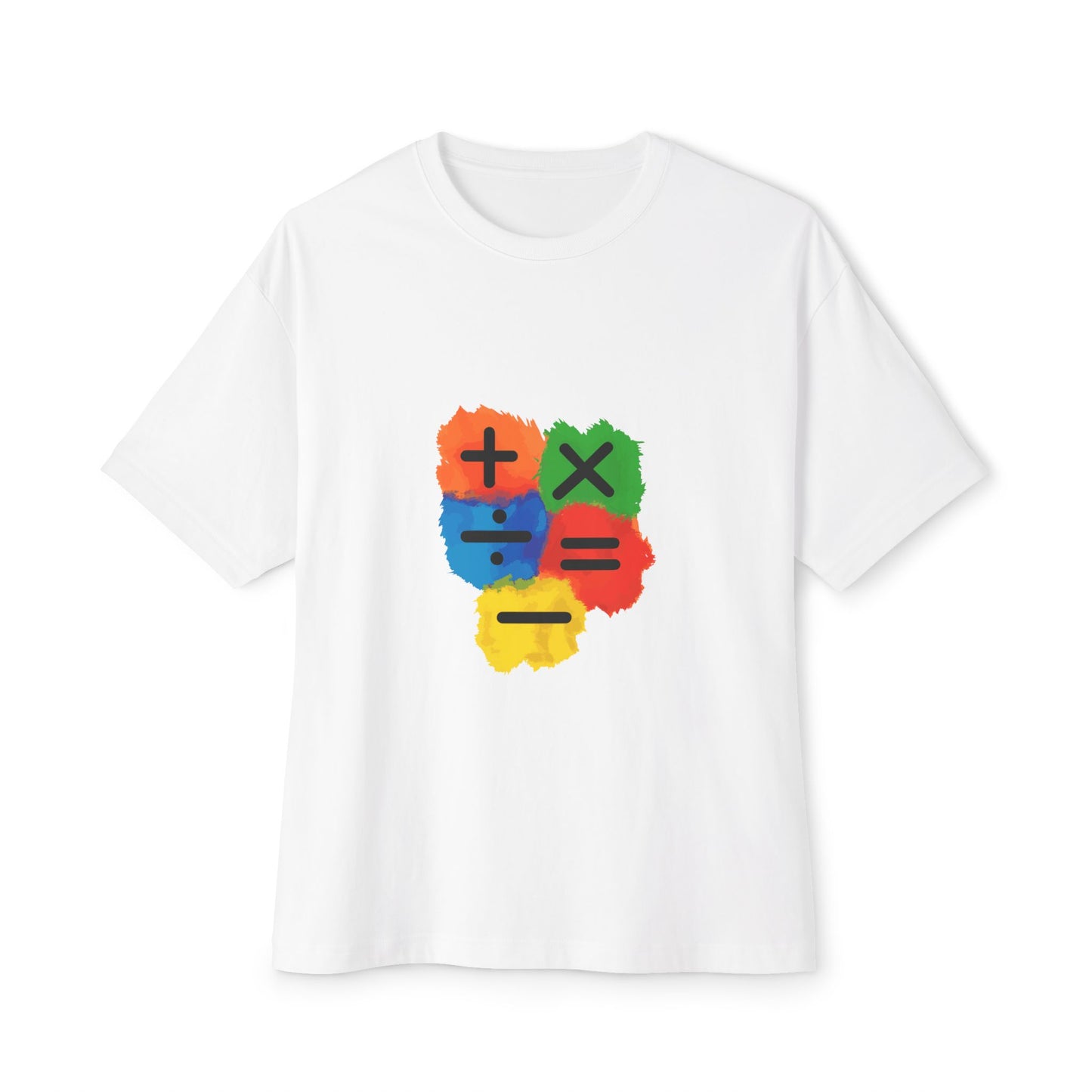 Copy of Copy of Copy of Orange Divide Symbol Oversized Boxy Tee