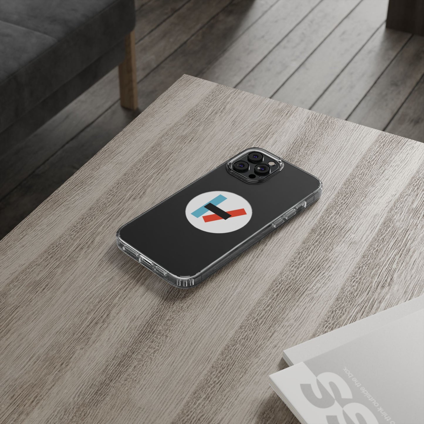 Circle Flame Clear Case