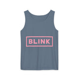 Minimal BLINK Logo – Dyed Tank Top