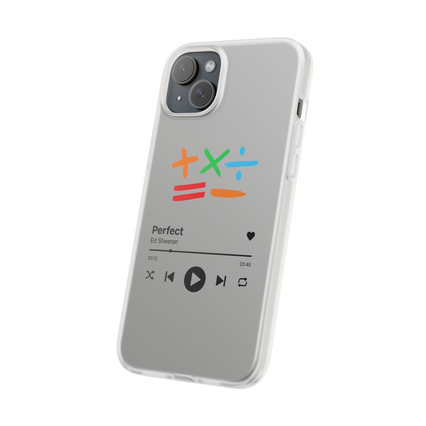 Flexi Case – Ed Sheeran Music Design (iPhone X–16 Pro Max)