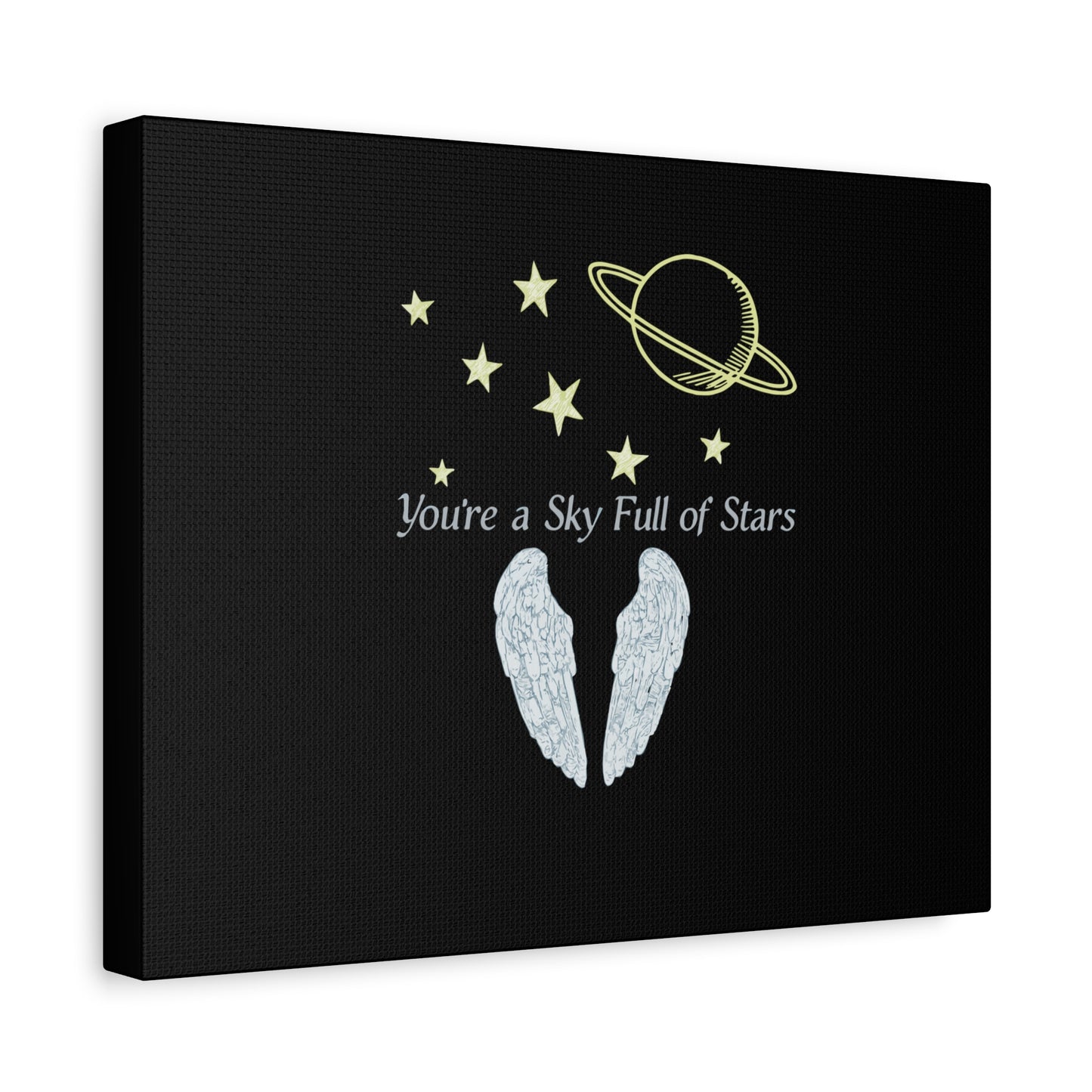 Starry Sky Wings Canvas