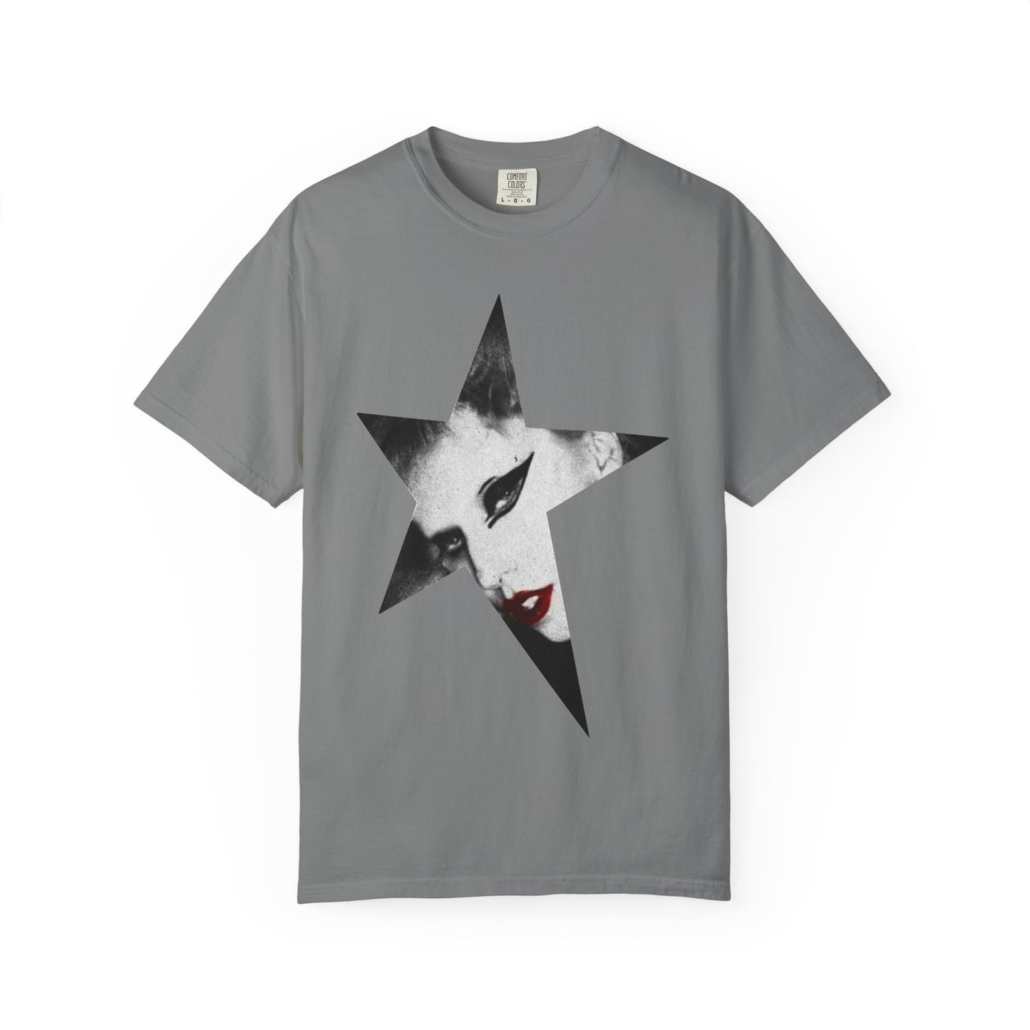 Born This Way Star Face-Unisex Dyed Tshirt