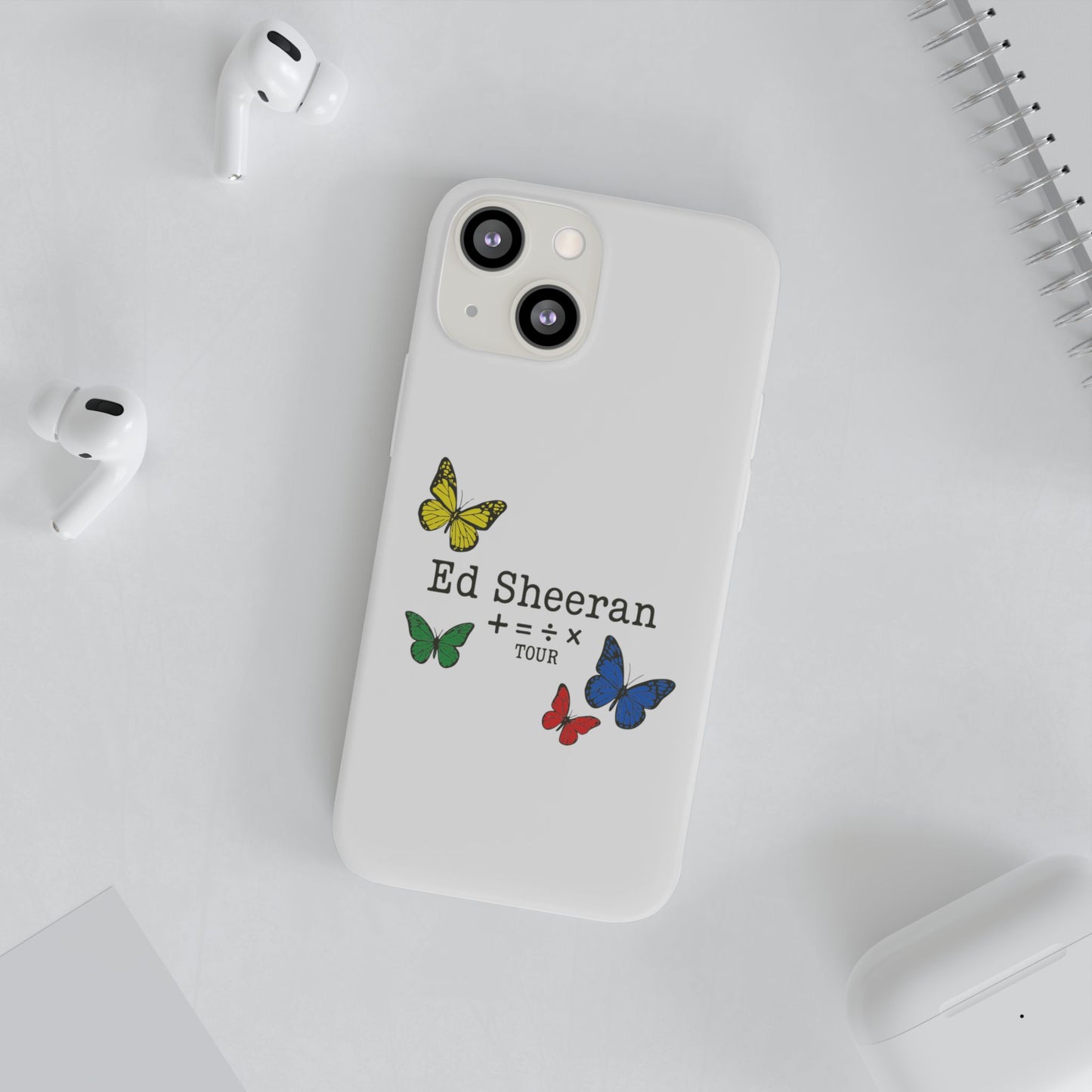 Flexi Case – Ed Sheeran butterfly edition (iPhone X–16 Pro Max)