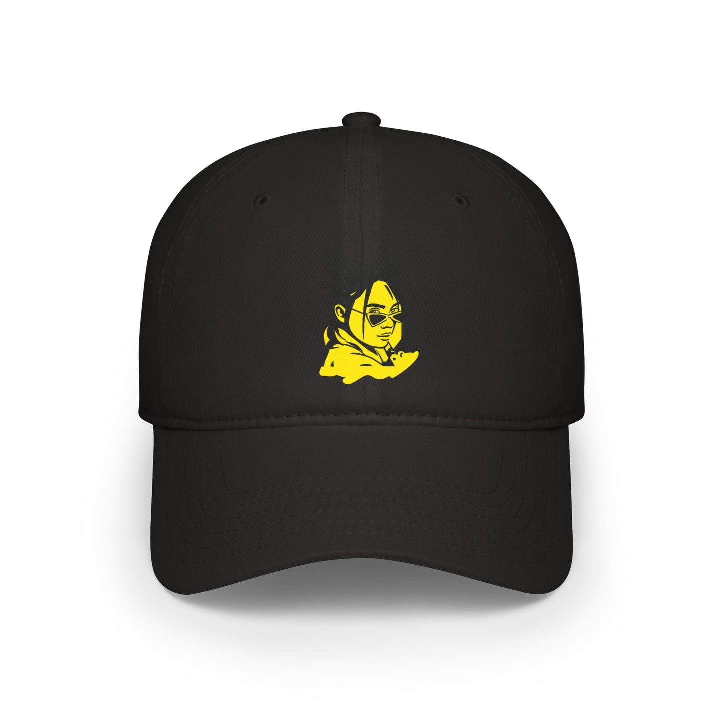 Neon Mood Portrait Baseball Cap