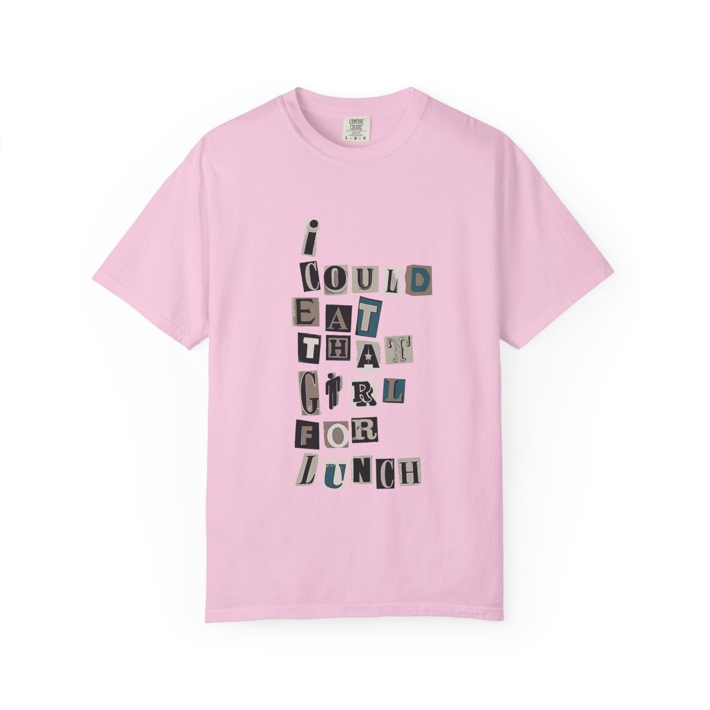 Mixed Message Collage Unisex Dyed T-shirt