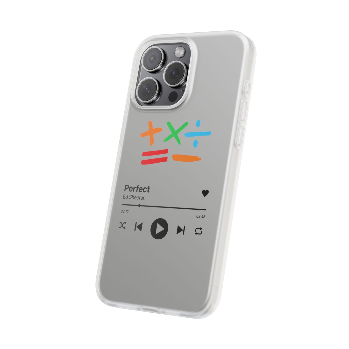 Flexi Case – Ed Sheeran Music Design (iPhone X–16 Pro Max)