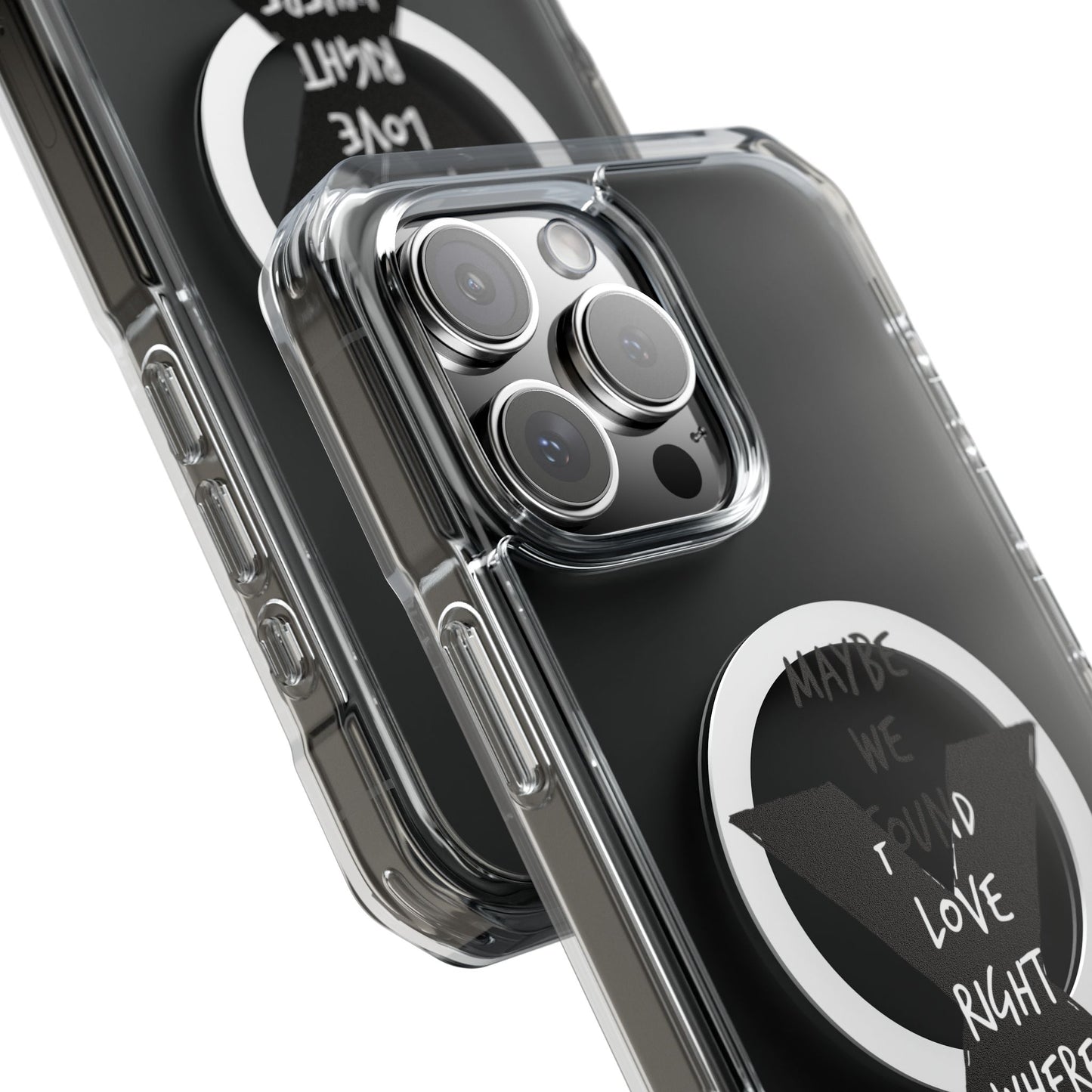 Abstract Paw and Brush Stroke Magnetic Clear Impact Case