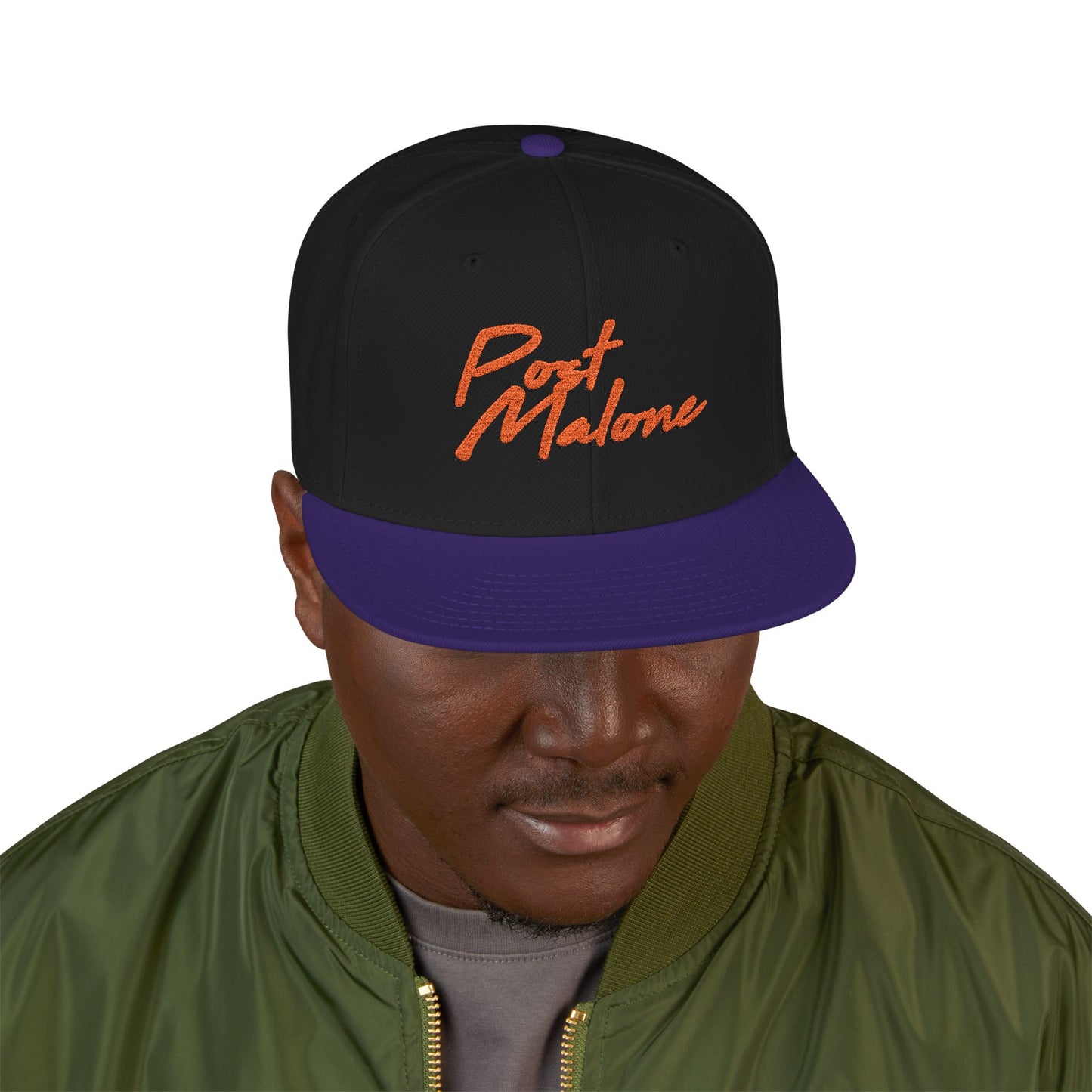 Snapback (Embroidery) – Post Malone Name Design