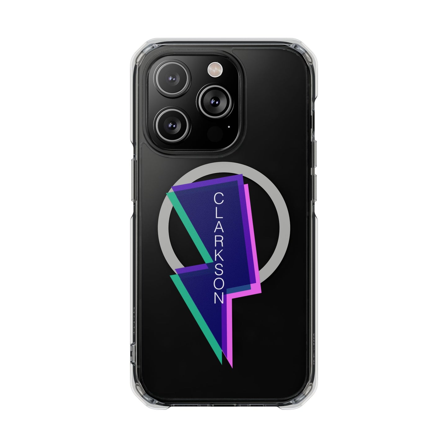 Neon Bolt Energy Magnetic clear Impact Case