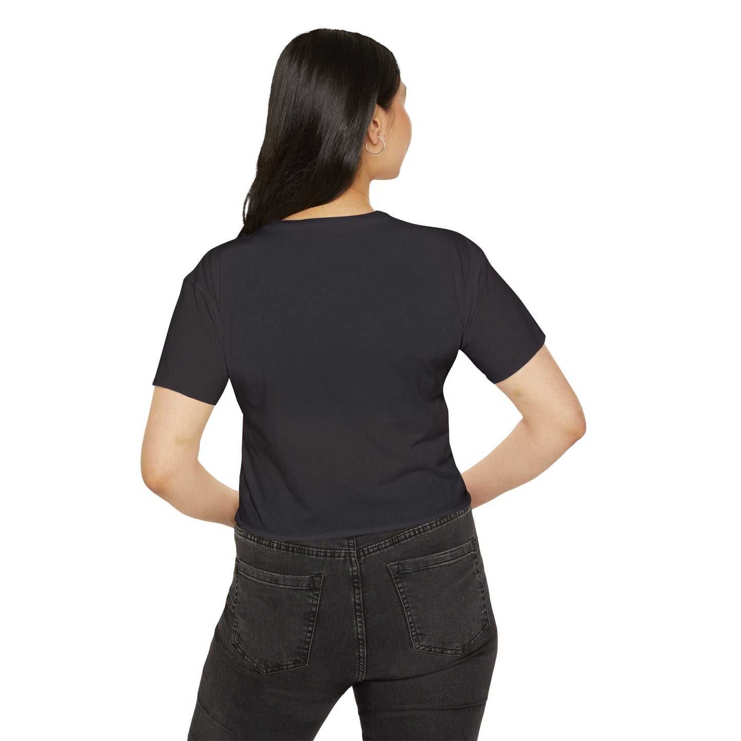 Midnight Vinyl Vibes Women's Festival Crop Top