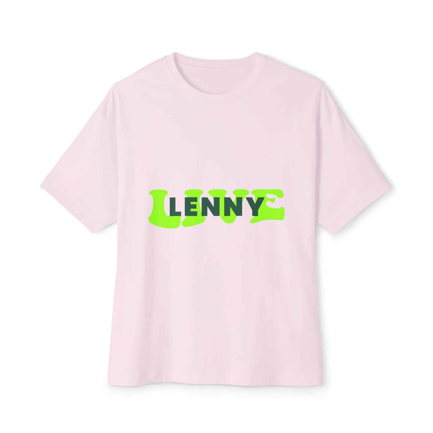 Live Lenny Pop Unisex Oversized Boxy tee