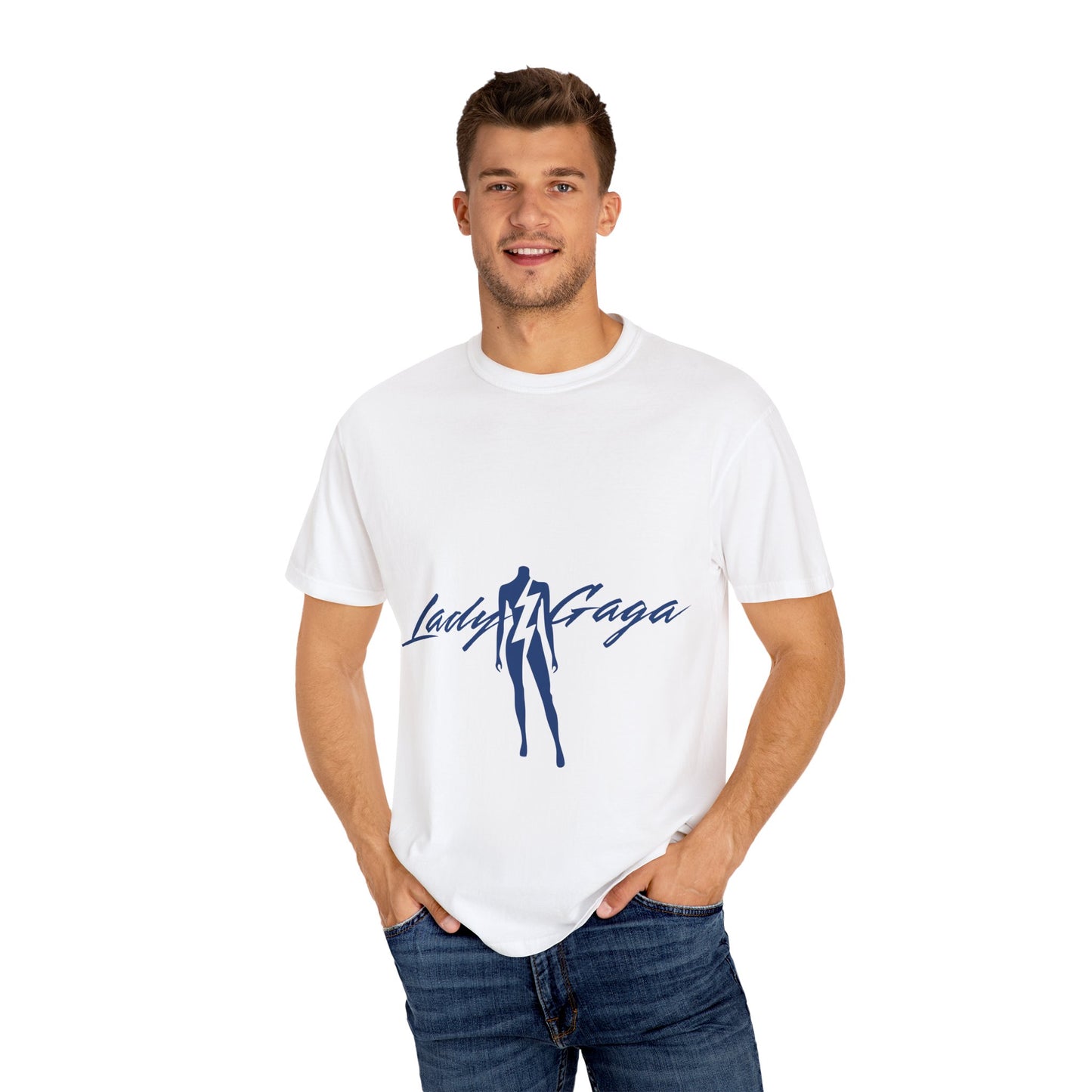 Bolt Silhouette-Unisex Dyed Tshirt