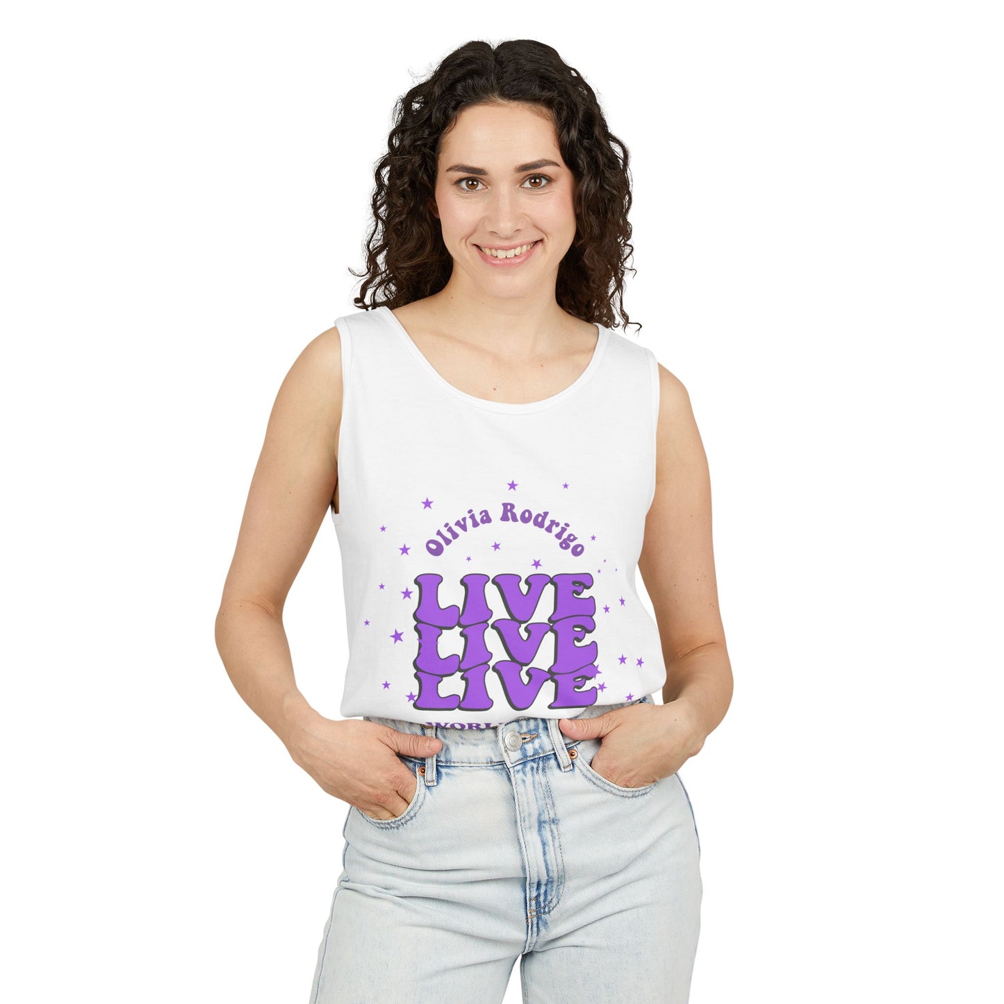 Olivia Rodrigo Live World Tour-Dyed Tank Top