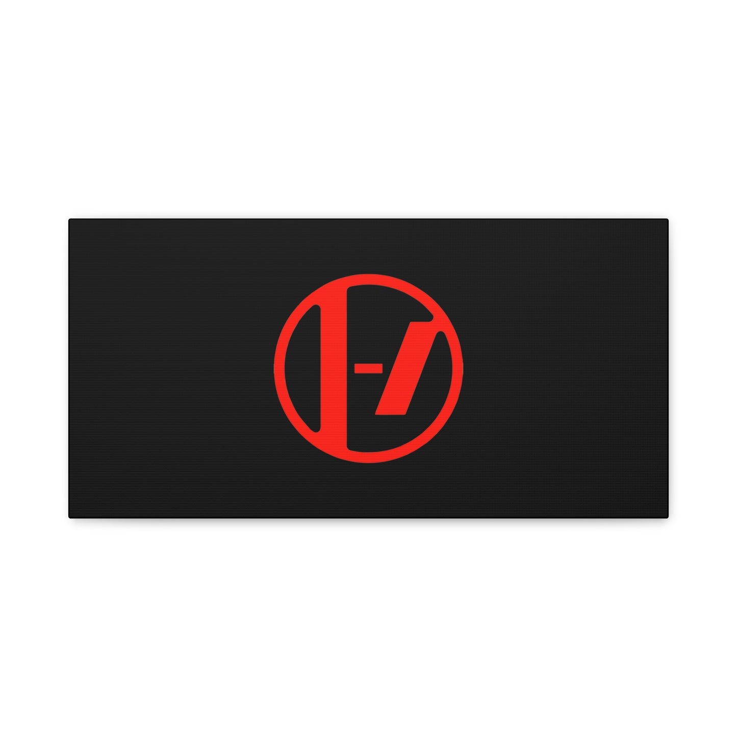 Crimson Orbit Matte Canvas